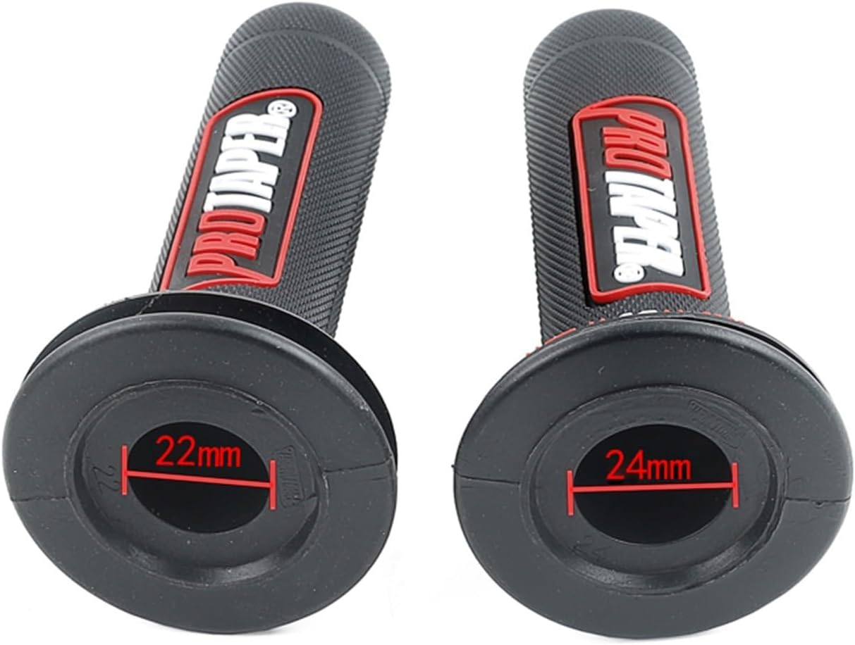 7/8" 22Mm Handle Grips Pro Taper Motorcycle Grips Bike Motocross Handlebar Rubber Gel Hand Grip Brake Hands (Color : Yellow) image number 3