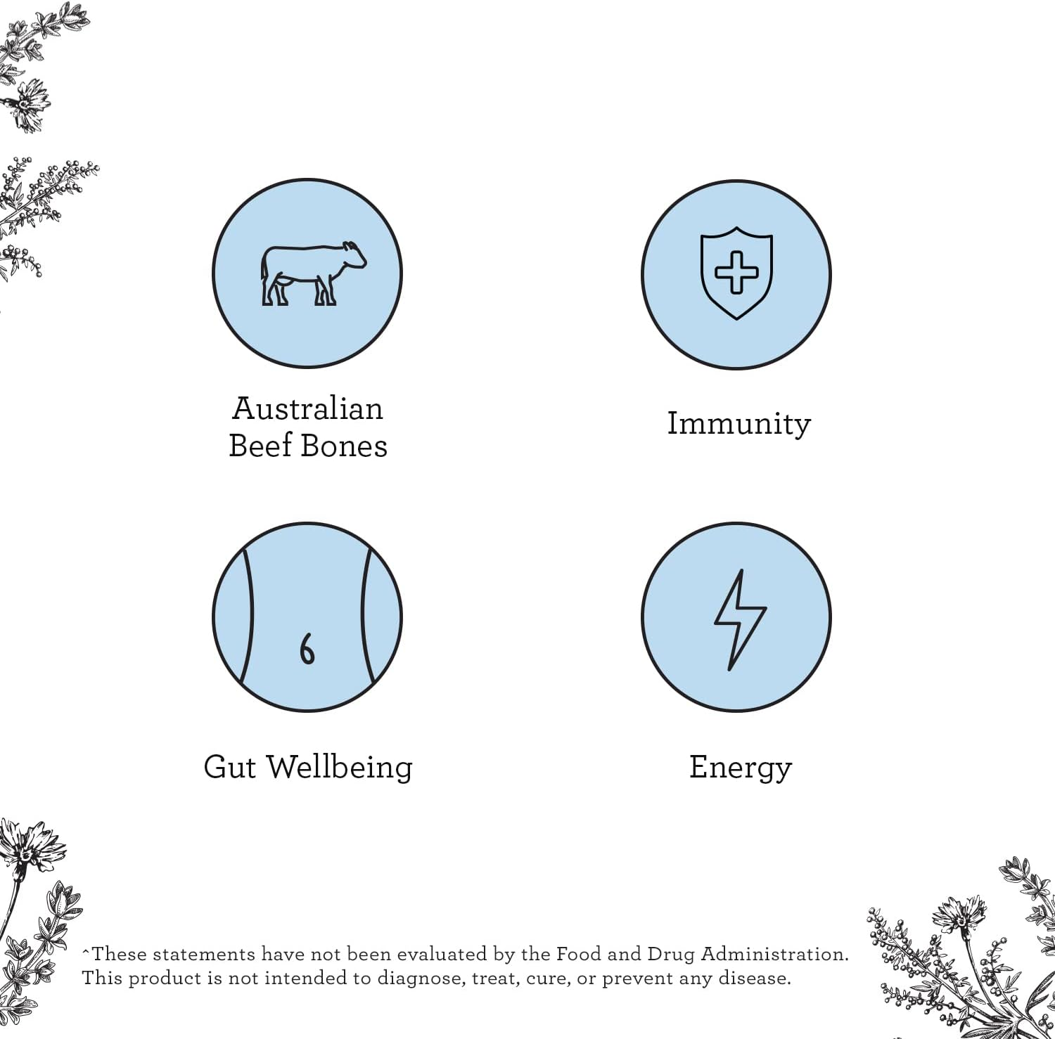 Nutra Organics Beef Bone Broth Hearty Original 1Kg | Nutritious Broth Powder, B Vitamins & Zinc | Boost Immunity, Energy, Gut Wellbeing (125 Serves) image number 6