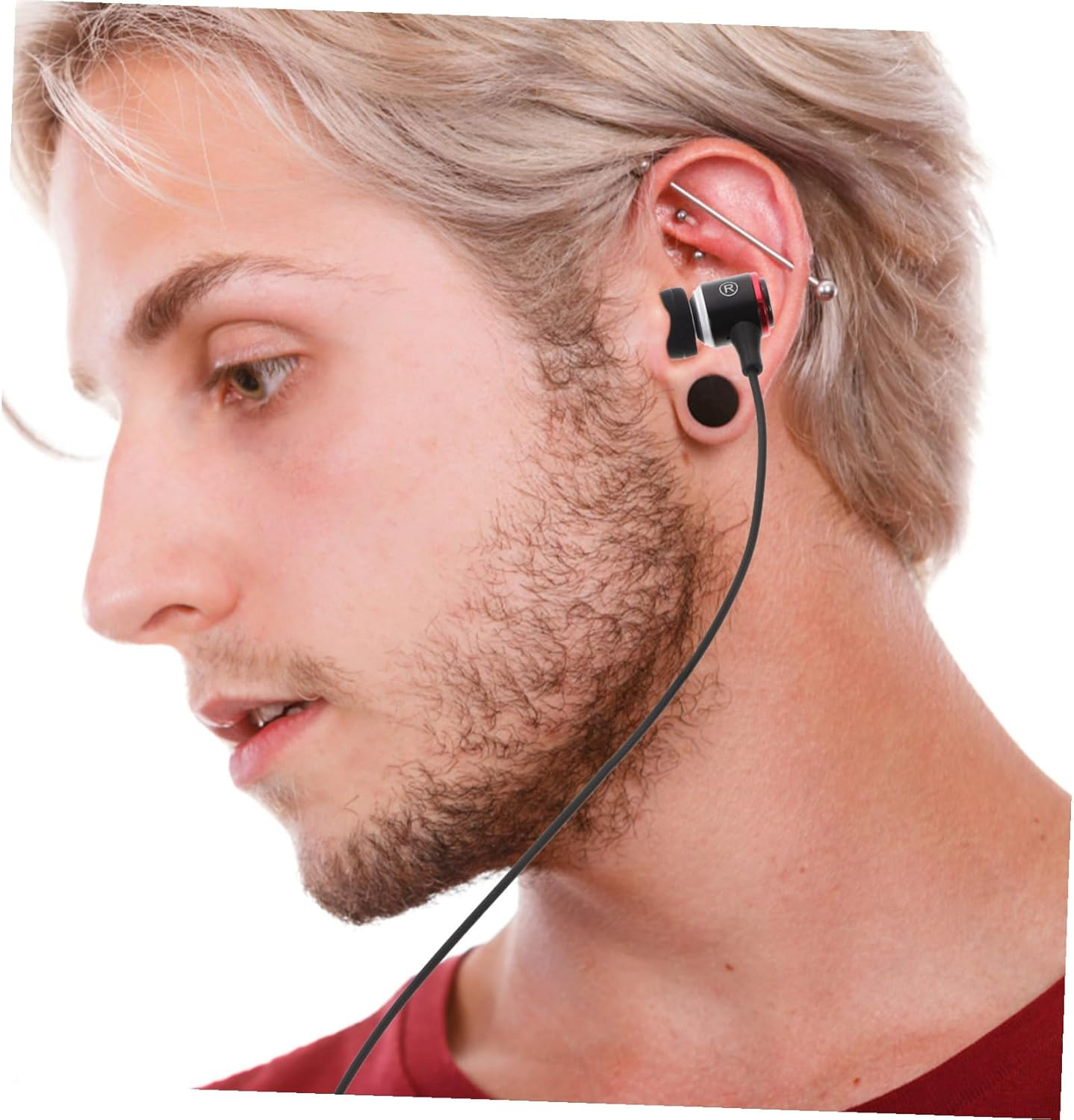 Angoily Type-C Headphones Microphone for In-Ear Use Compatible USB C Devices Featuring Bass Control and Wired Connection for Music and Calls image number 4