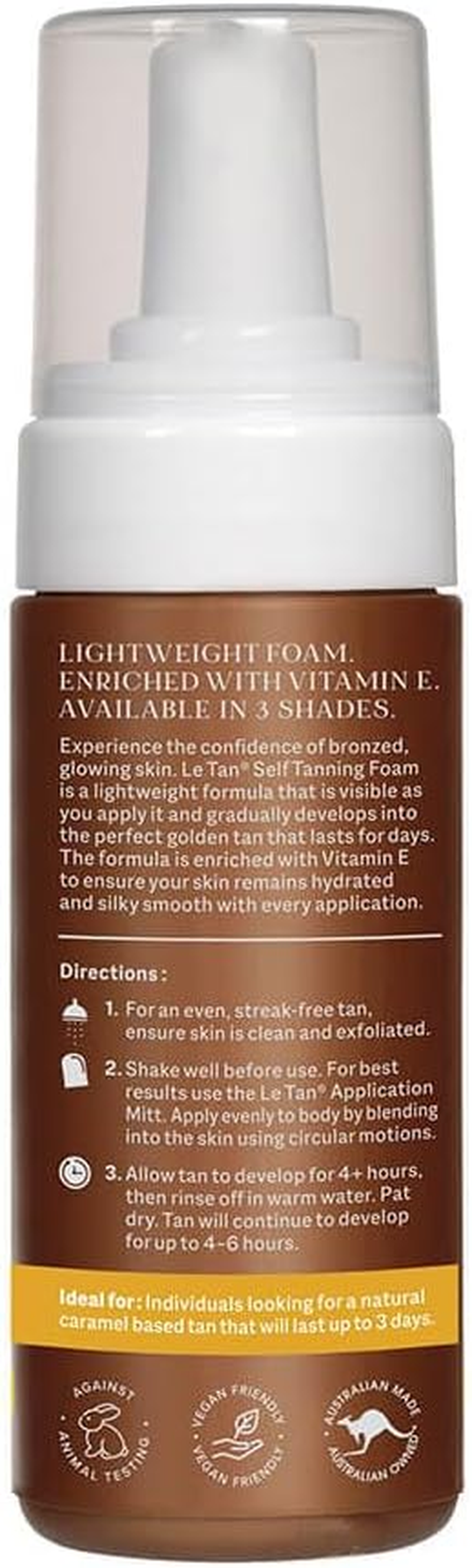 Le Tan Classic Foam Light Medium 110Ml image number 1