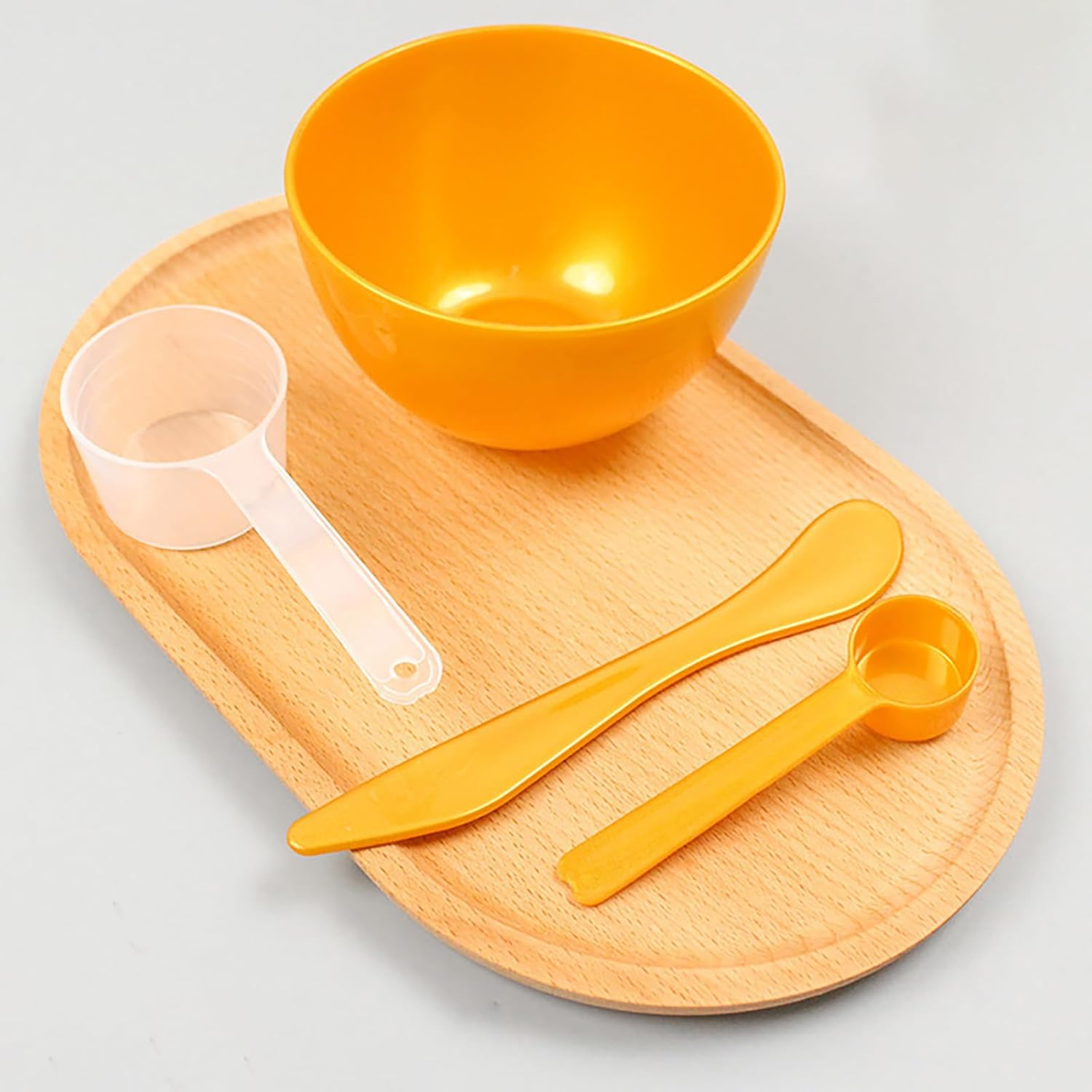 1 Set Facial Mixing Bowl with Spatula Face Mask Spoon Applicator Esthetician Mixing Bowl Set Spa Spatula for Face Masks