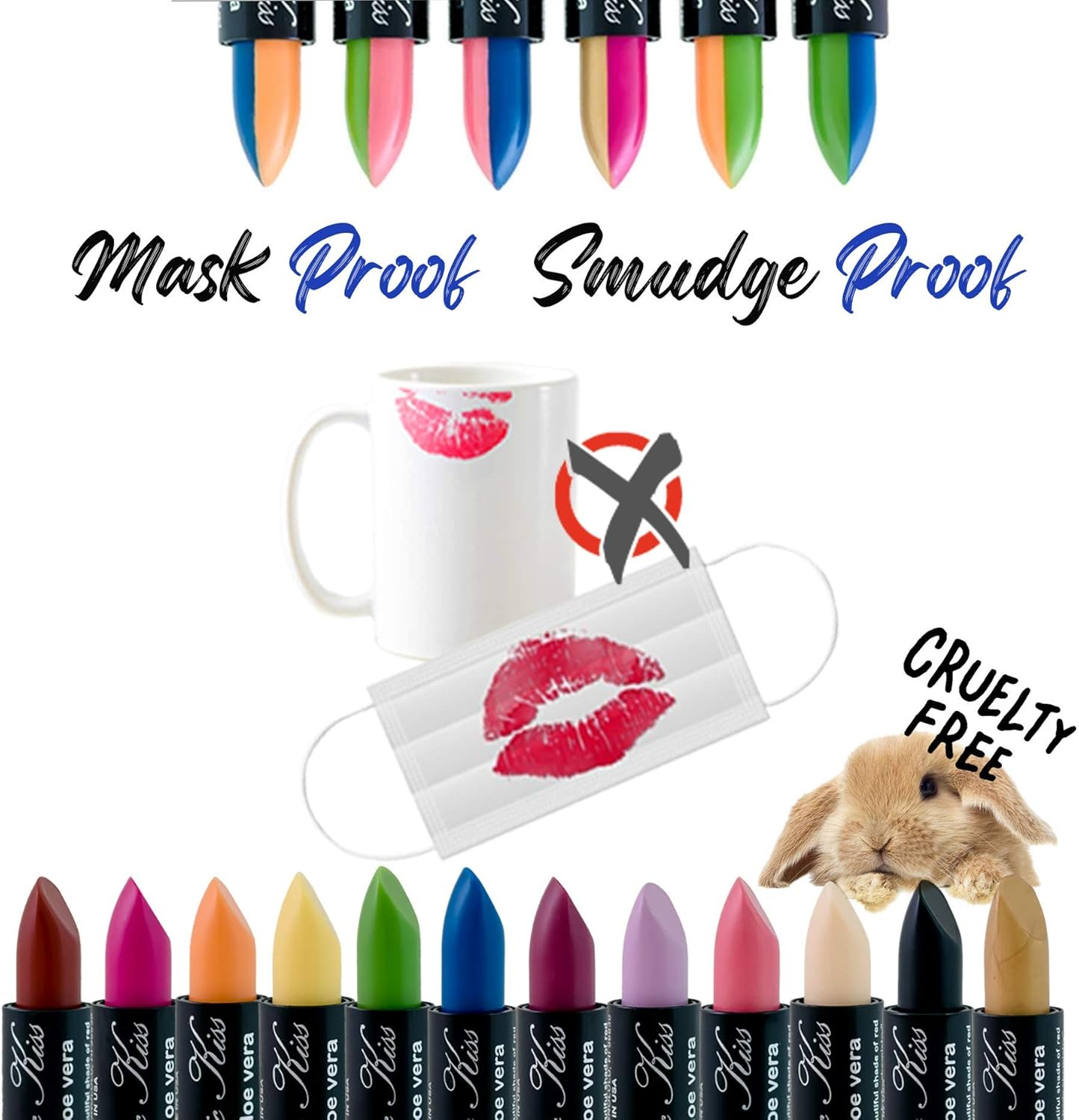 Magic Kiss Lipstick Set Aloe Vera Color Changing Green image number 4