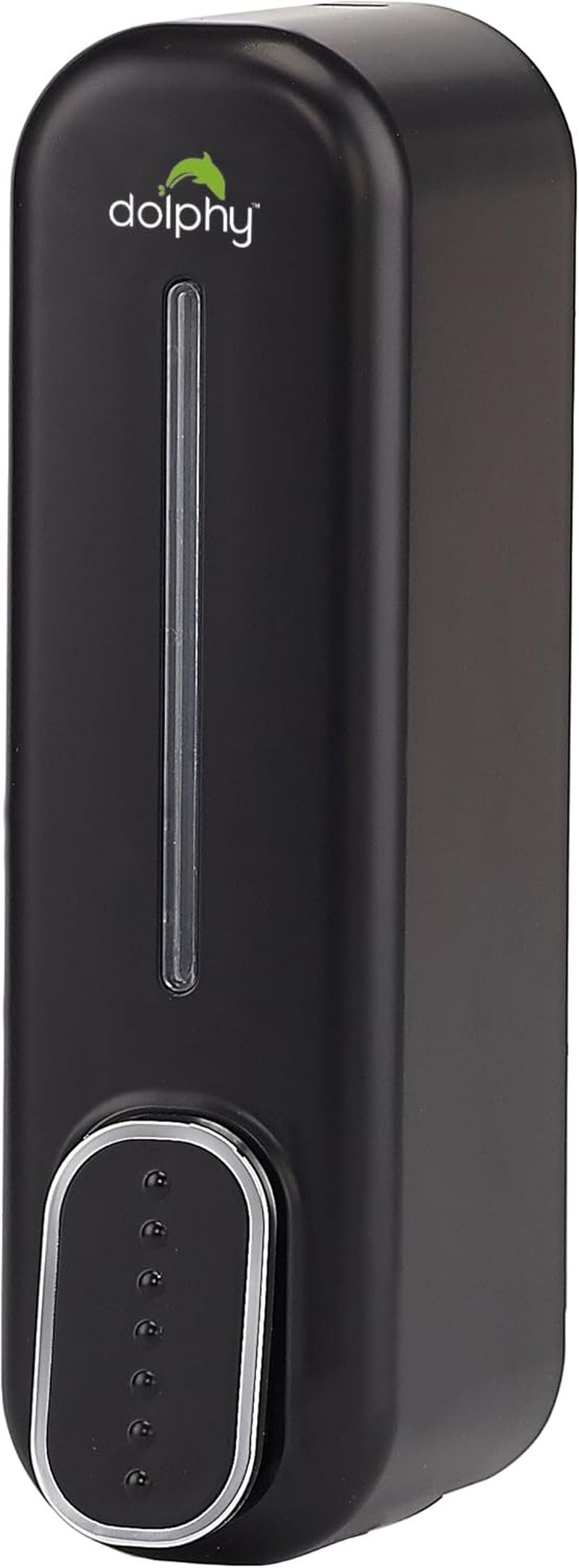 Dolphy ABS Liquid Soap Dispenser for Bathroom & Kitchen -300ML, Plastic image number 2