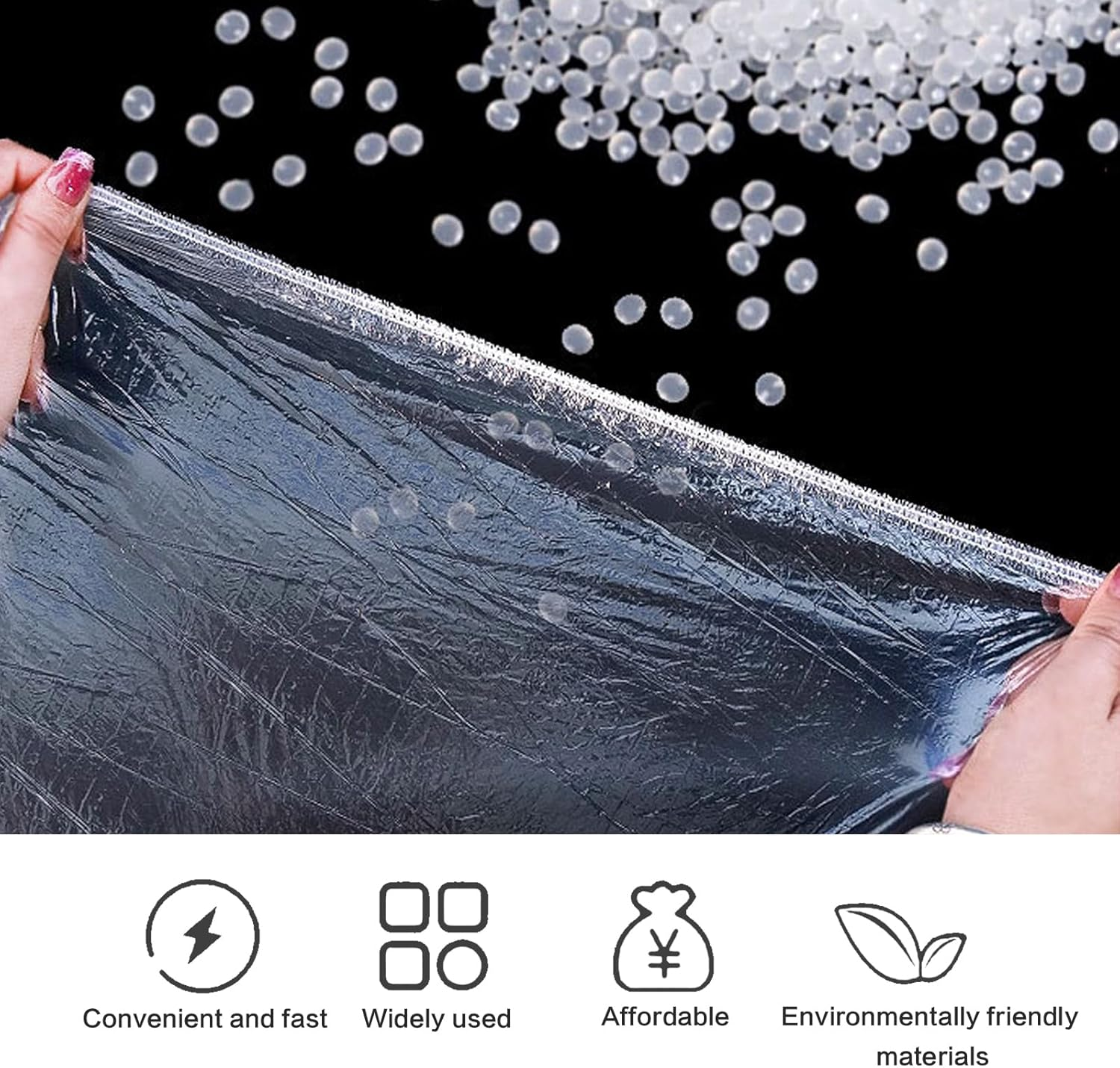 RUIFUU 50 Pcs Disposable Tattoo Arm Rest Covers,Tattoo Table Covers Salon Tray Covers Elastic Tattoo Tray Cover Plastic Machine Cover Tattoo Equipment for Most Tattoo Machine Trays image number 6