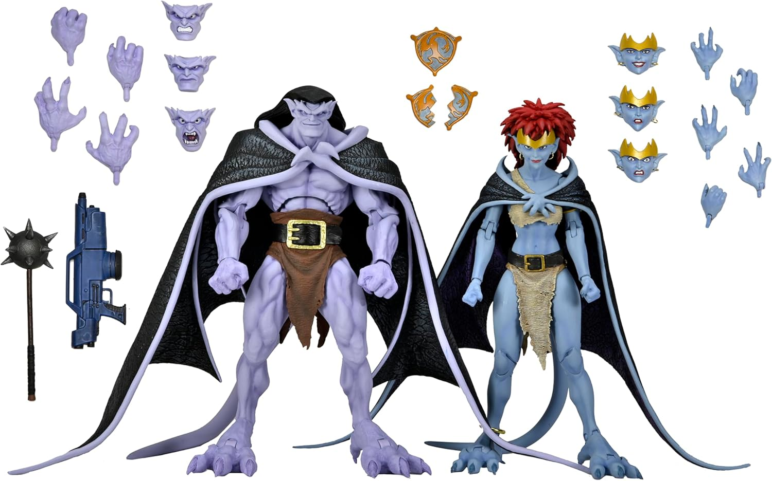 NECA Collectible 2-Pack Gargoyles: Vows Ultimate 7" Scale Action Figures - Goliath and Demona image number 2