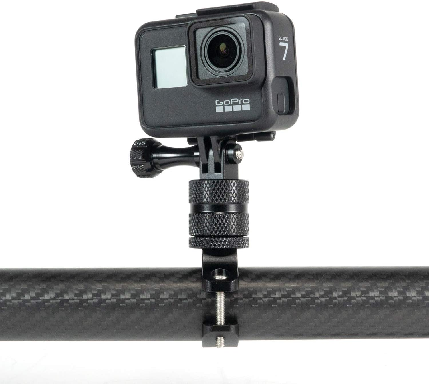 Handlebar Bike Mount with 360 Swivel for Gopro11/10/9/Max, Insta360 GO2/GO 3, X3/X2/RS/R &ndash; 100% CNC Aluminum, 22-34Mm Adjustable Clamp Works with Most Mountain Bikes