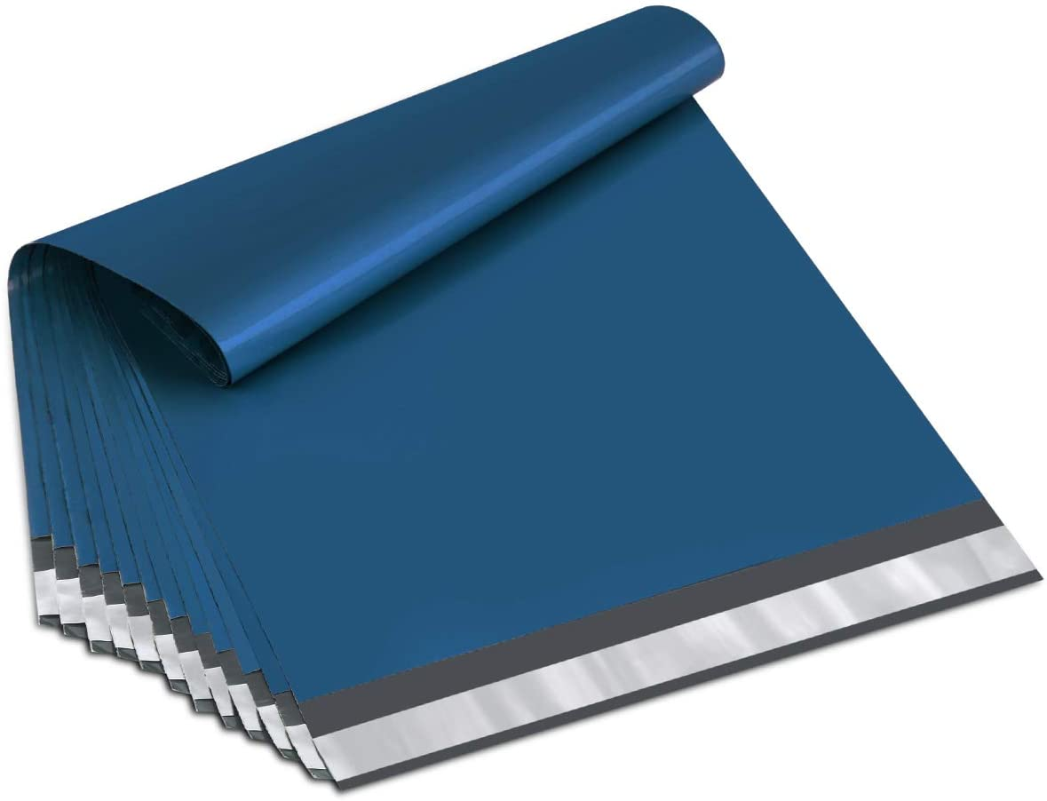 UCGOU Poly Mailers 9X12 Inch Navy Blue 200 Pack Shipping Bags #3 Strong Mailing Envelopes Boutique Packaging Postal Self Seal Adhesive Waterproof and Tear Proof Small Business for Clothes Books