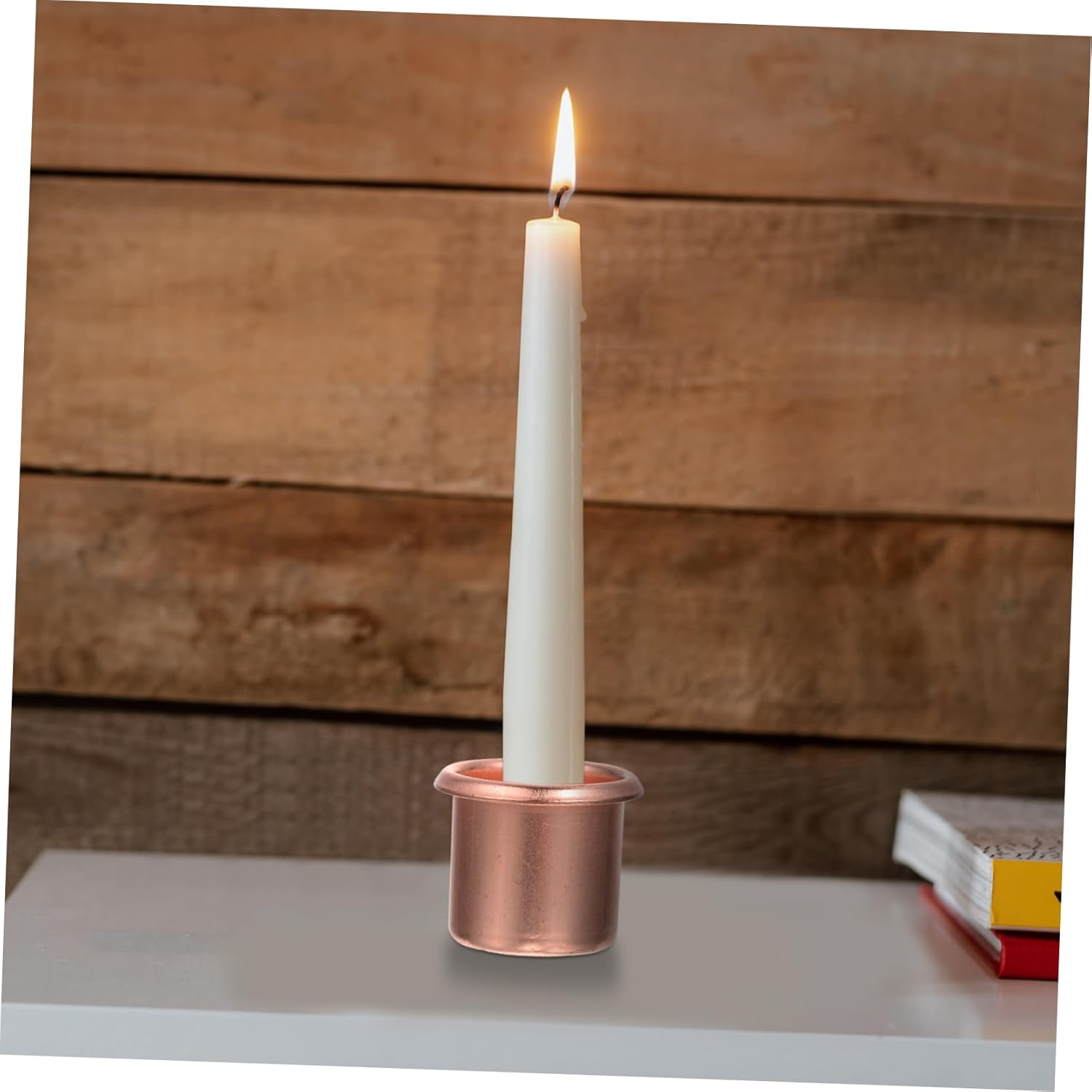 4Pcs Metal Tea Light Candle Holders Rustic Tea Candle Cups Led Metal Cup for Table Decor - Silver image number 2