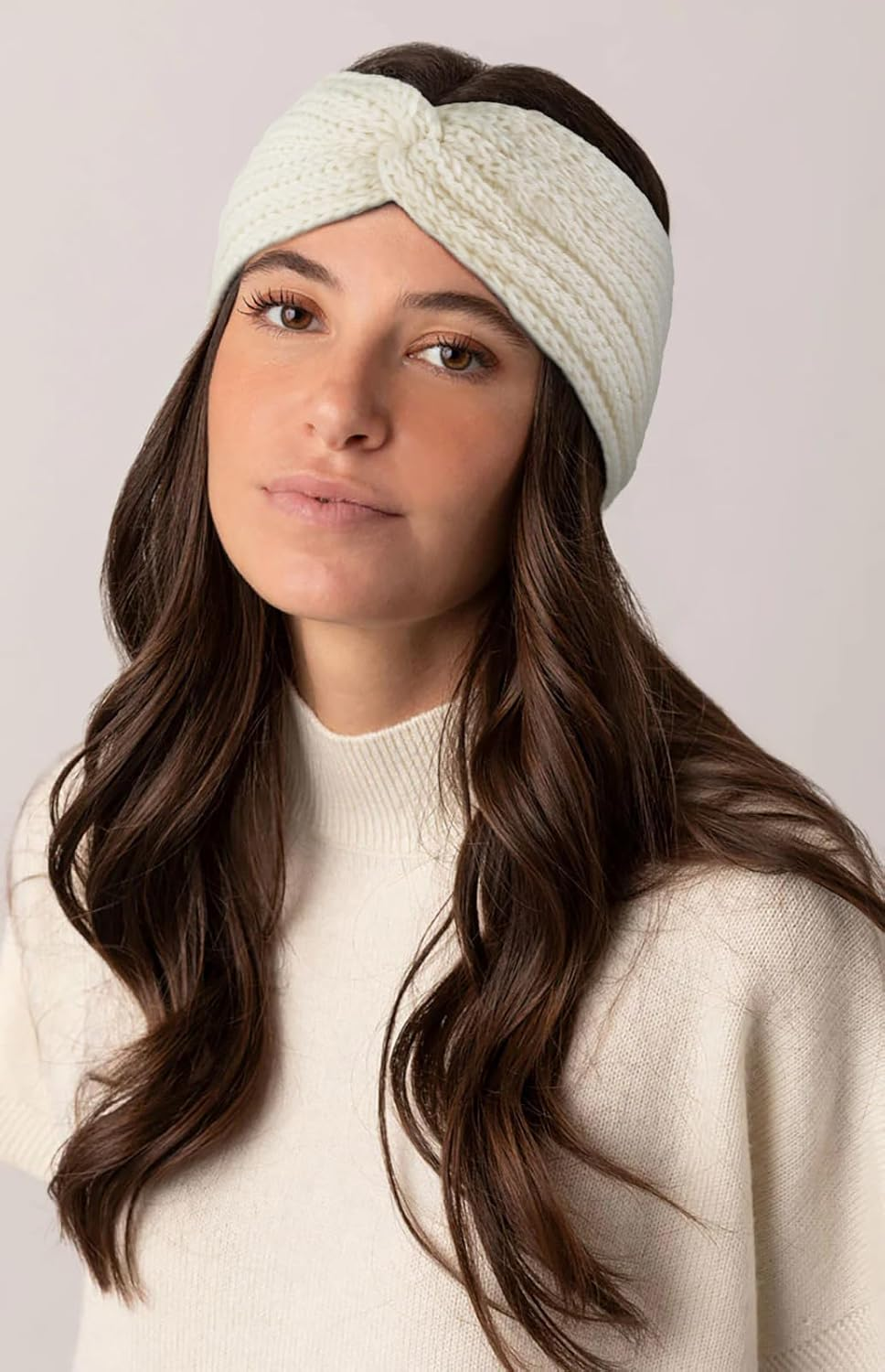 Pack of 6 Women'S Winter Headbands, Wide Knitted Girls Women Warm Ear Warmers Headbands, Twist Knitted Hair Band, Thick Elastic Winter Hair Bands, Headband, Hair Accessories, Headband Headwrap image number 4