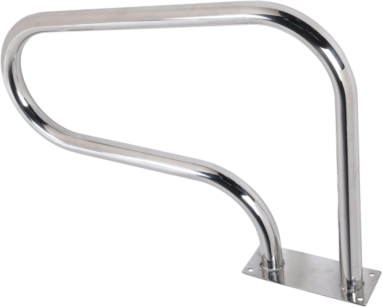 Alvinlite Pool Hand Rail,Swimming Pool Hand Rail with Quick Mount Base Plate Easy Mount Hand Grab Rail,Large Return to Deck Hand Rail for Pools,Spas,Ramps,Water Parks image number 3