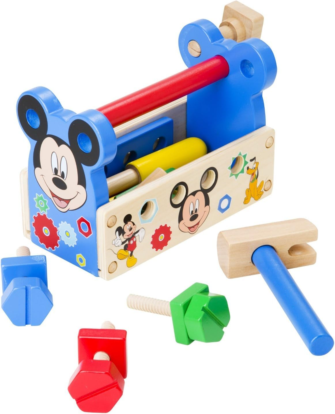 Melissa & Doug Disney Mickey Mouse Clubhouse Wooden Tool Kit (15 Pcs)