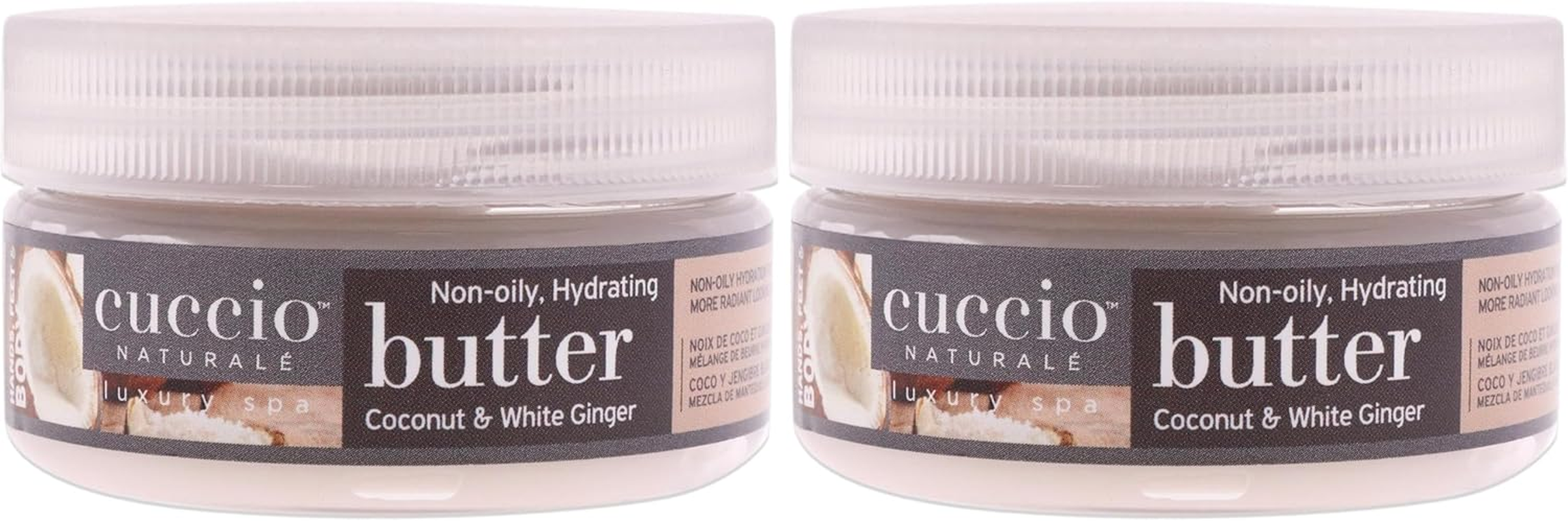 Cuccio Naturale Butter Babies - Ultra-Moisturizing, Renewing and Scented Cream - Deep Hydration for Dry Skin Repair - Made with All Natural Ingredients - Coconut and White Ginger - 42 G Body Butter image number 5