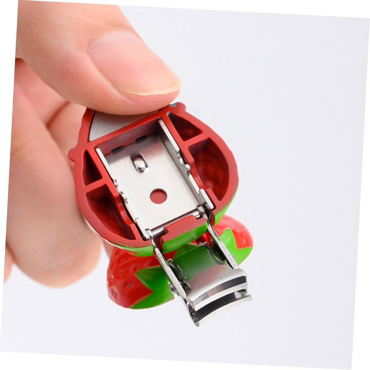Compact Fruit-Shaped Nail Clipper Portable Fingernail Clipper Keychain Manicure Tool for Boys and Girls and Women Foldable Design image number 1