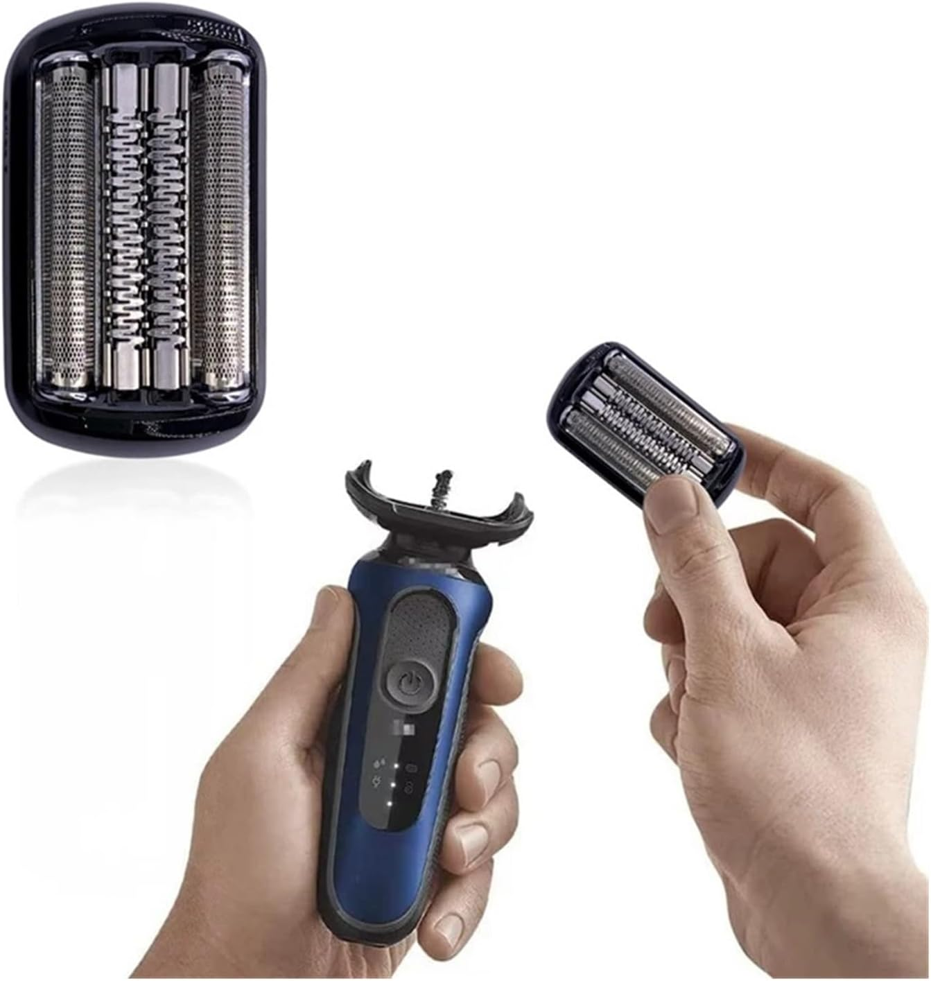 Foil Cutter Head Shaving Head 92B ，Compatible for Braun ，Series 9 Shaver Replacement Blades 9030S/9040S/9050Cc/9297Cc/9299S image number 1