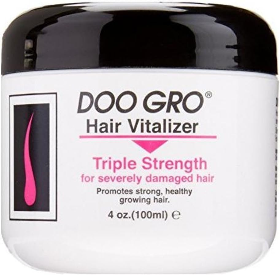 DOO GRO Hair Vitalizer Triple Strength for Severely Damaged Hair, 4 Oz