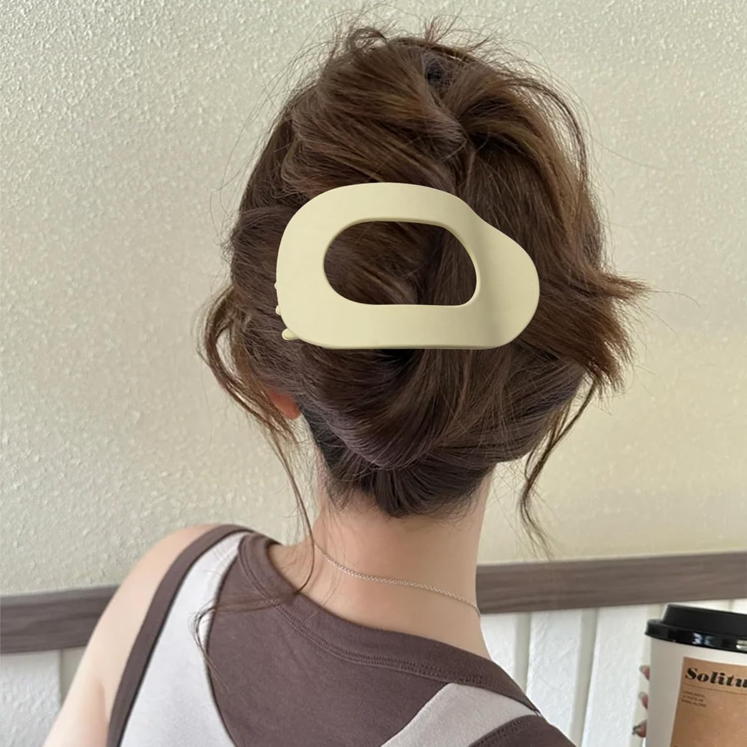 TZEKING Pack of 6 Hair Clips for Women, Flat Claw Clip, Hair Clips Women'S Thin Hair, Non-Slip Hair Clip, Strong Hold Side Hair Clips for Thick and Thin Hair image number 6