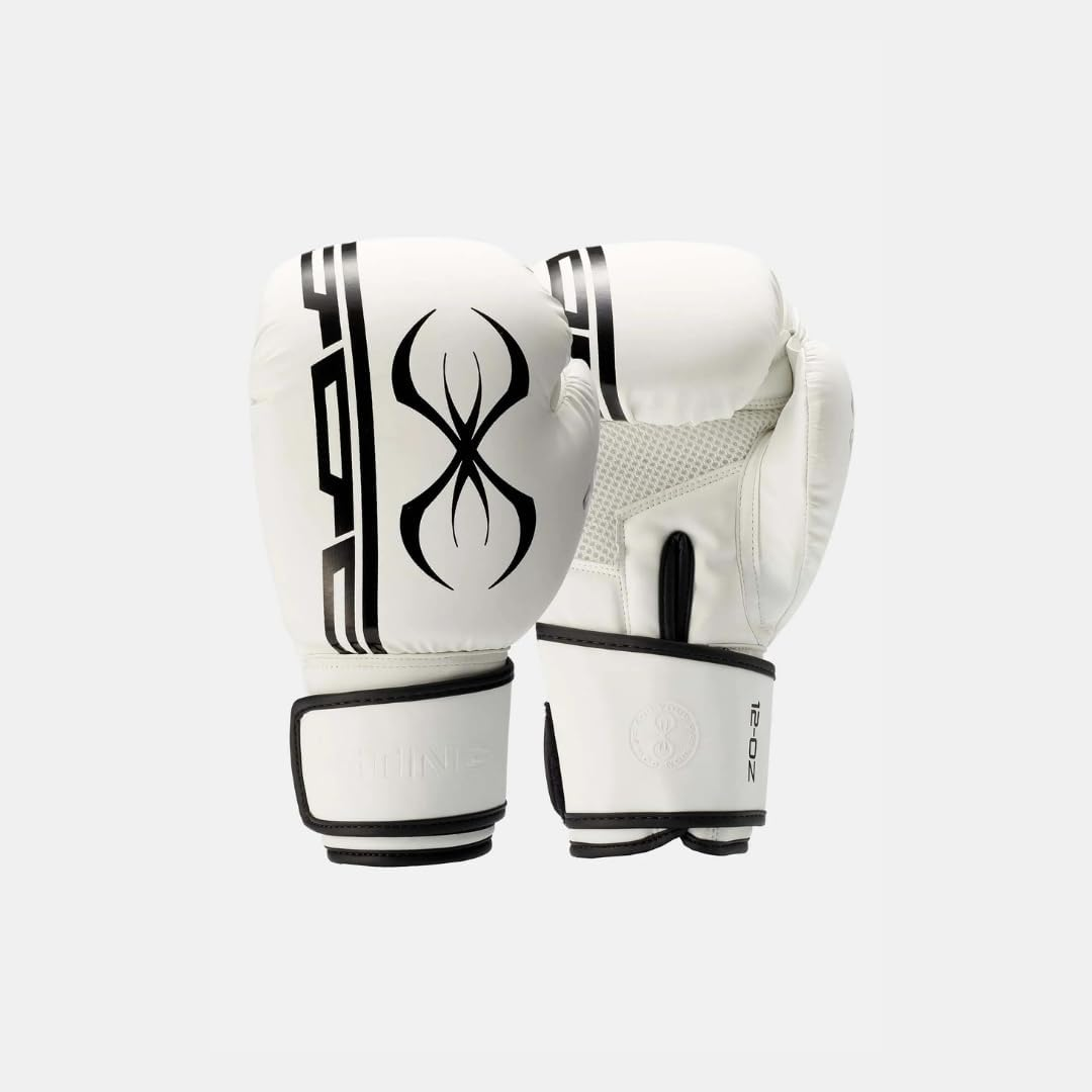 STING Armaplus Boxing Glove, White/Black, 10Oz image number 4