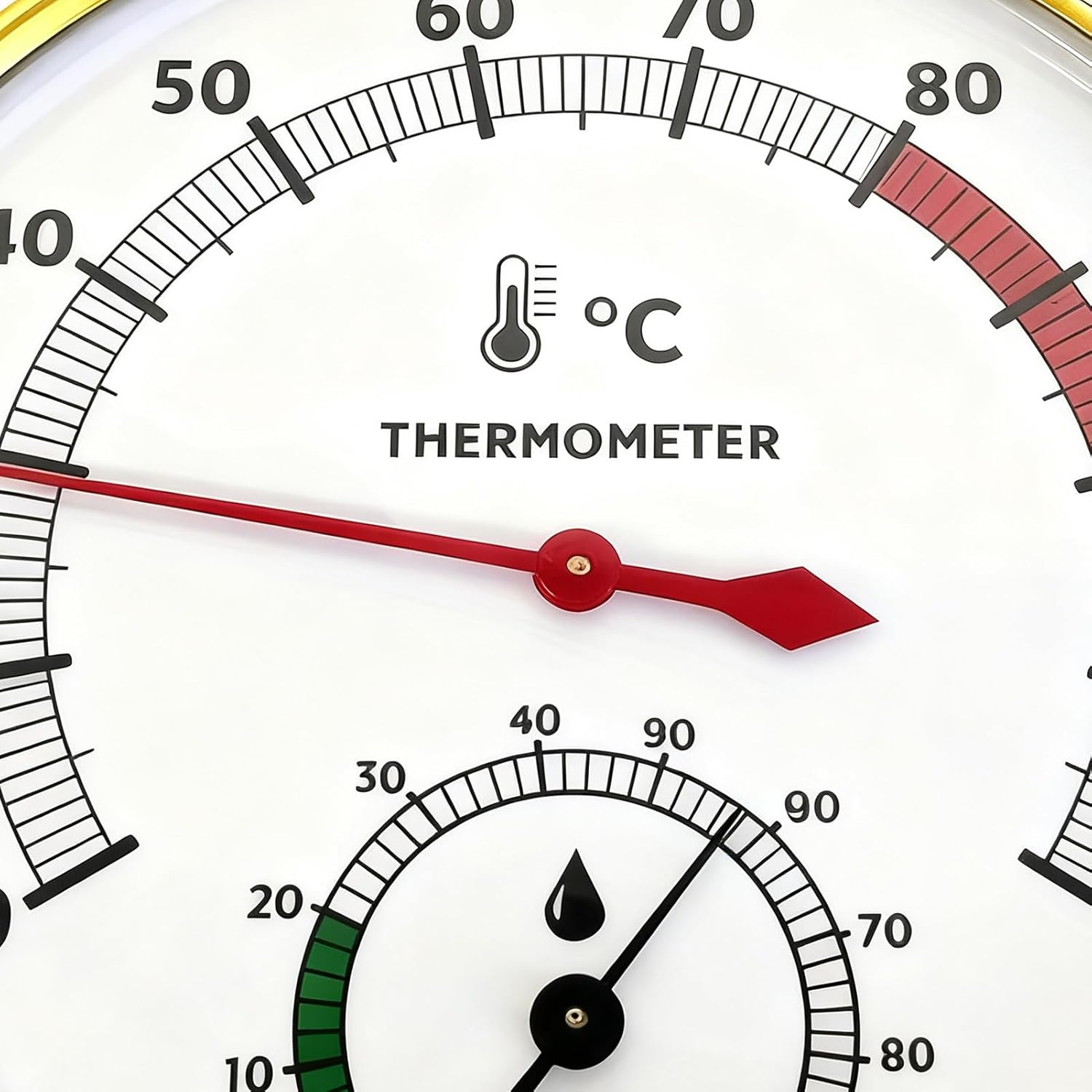 Sauna Temperature Gauge - Sauna Thermometer | Temperature Humidity Monitor, Longlasting Accurate Heat Gauge, Portable Hydrothermograph for Indoor Home Bathroom Shower Swimming Pool Steam image number 6