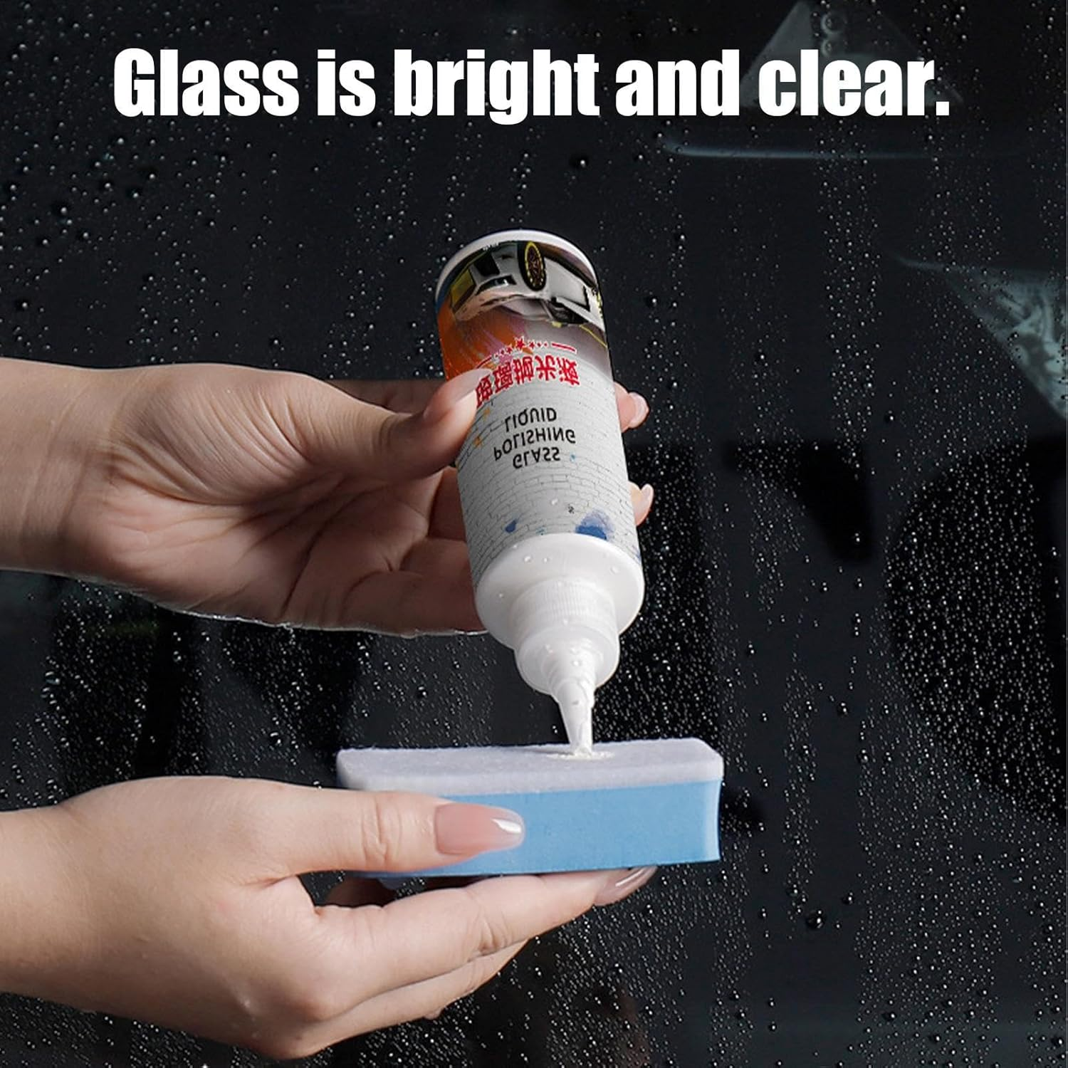 Car Glass Cleaner Agent | Repairing Agent for Car Scratches - Automotive Paint Cleaner Fluid with Long-Lasting Protection for Truck RV Sedan image number 3