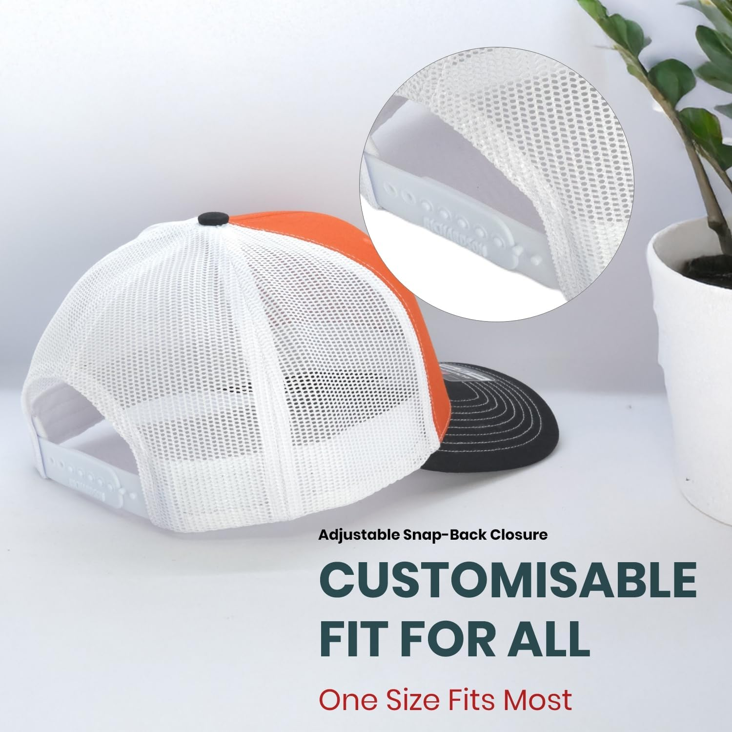 Northern Territory Supporters Hat, Richardson 112 Trucker Cap, Bold 'NT' Text, Adjustable Snapback Closure, Breathable, Cotton-Poly Front Panel, Mesh Back, Sports & Casual Wear, Red-White-Black image number 3