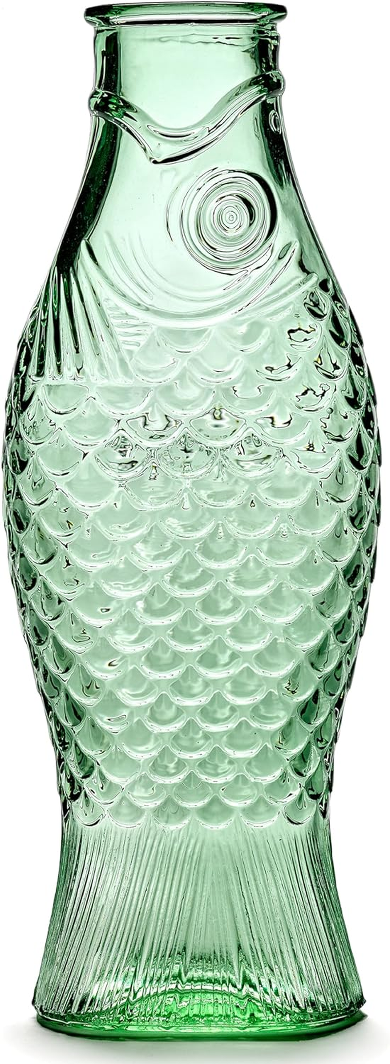 Serax Fish N Fish Design Carafe/Water Bottle, 290 Mm Size, Green image number 1