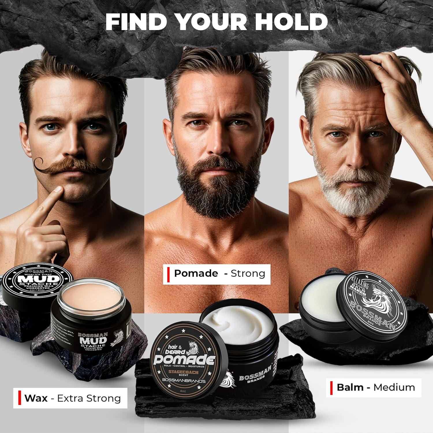 Bossman Stage Coach Beard Pomade 4 Oz image number 2