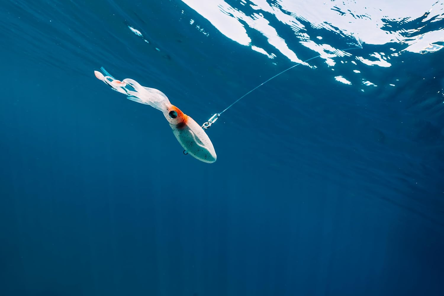 Nomad Design Squidtrex 130 Vibe 130Mm - 92G Lures - Soft Offshore Soft Vibe OTGR - Orange Tiger 130Mm - 92G image number 3