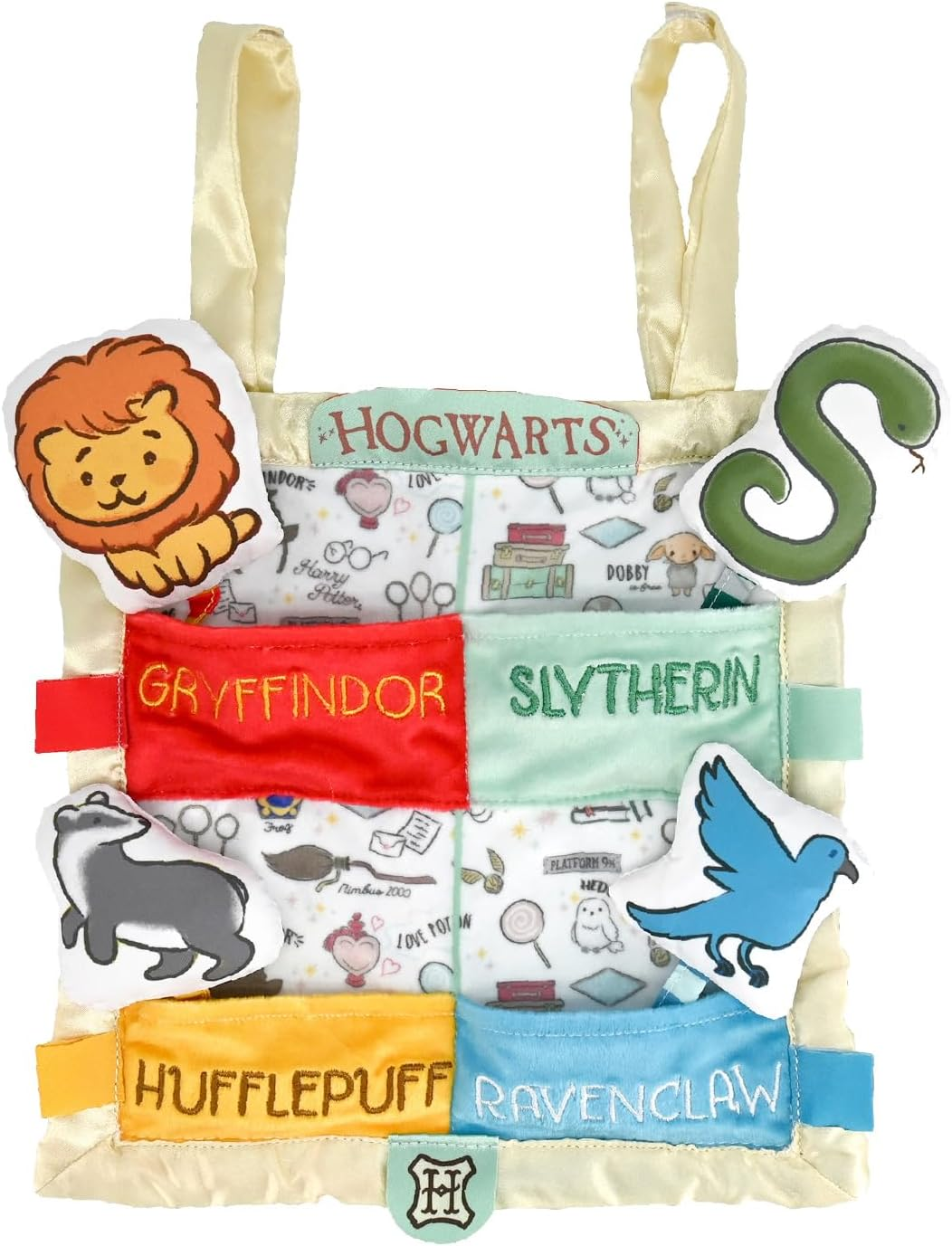 Harry Potter - On-The-Go Hogwarts House Blanky, Birth+