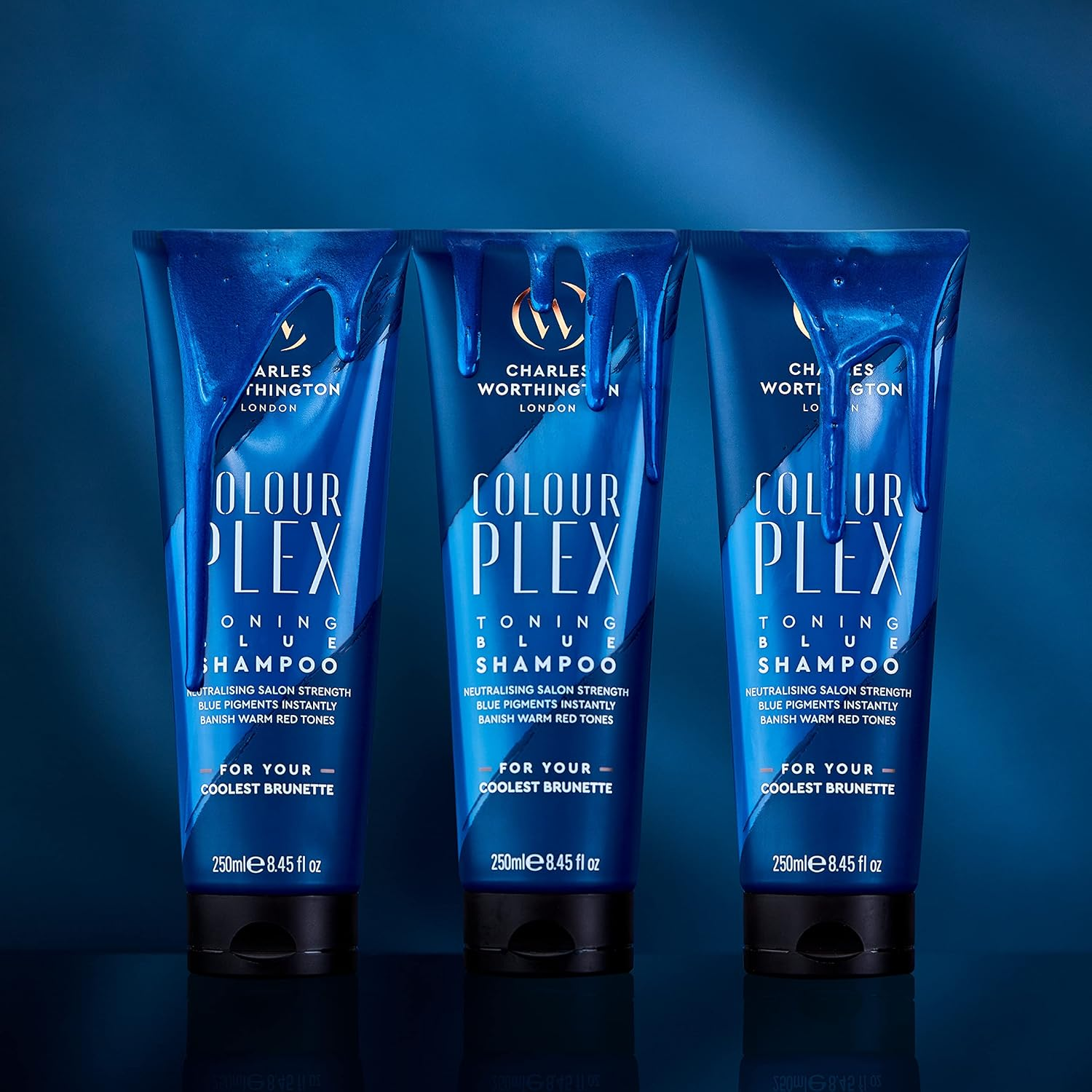 Charles Worthington Toning Blue Shampoo 250Ml image number 1