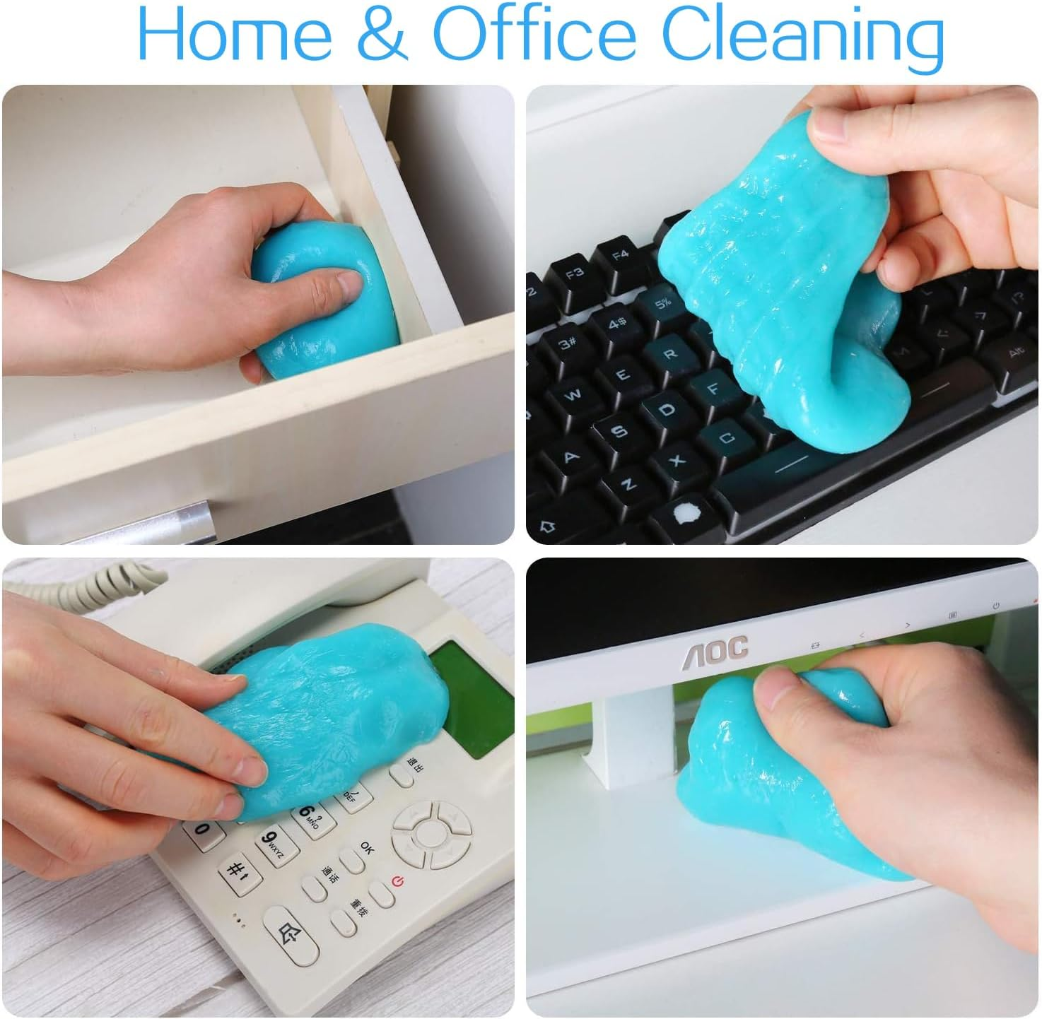 Car Cleaning Gel Universal Cleaning Gel Car Detail Tool for Car Interior Camera Notebook Calculator or Keyboard (4) image number 4