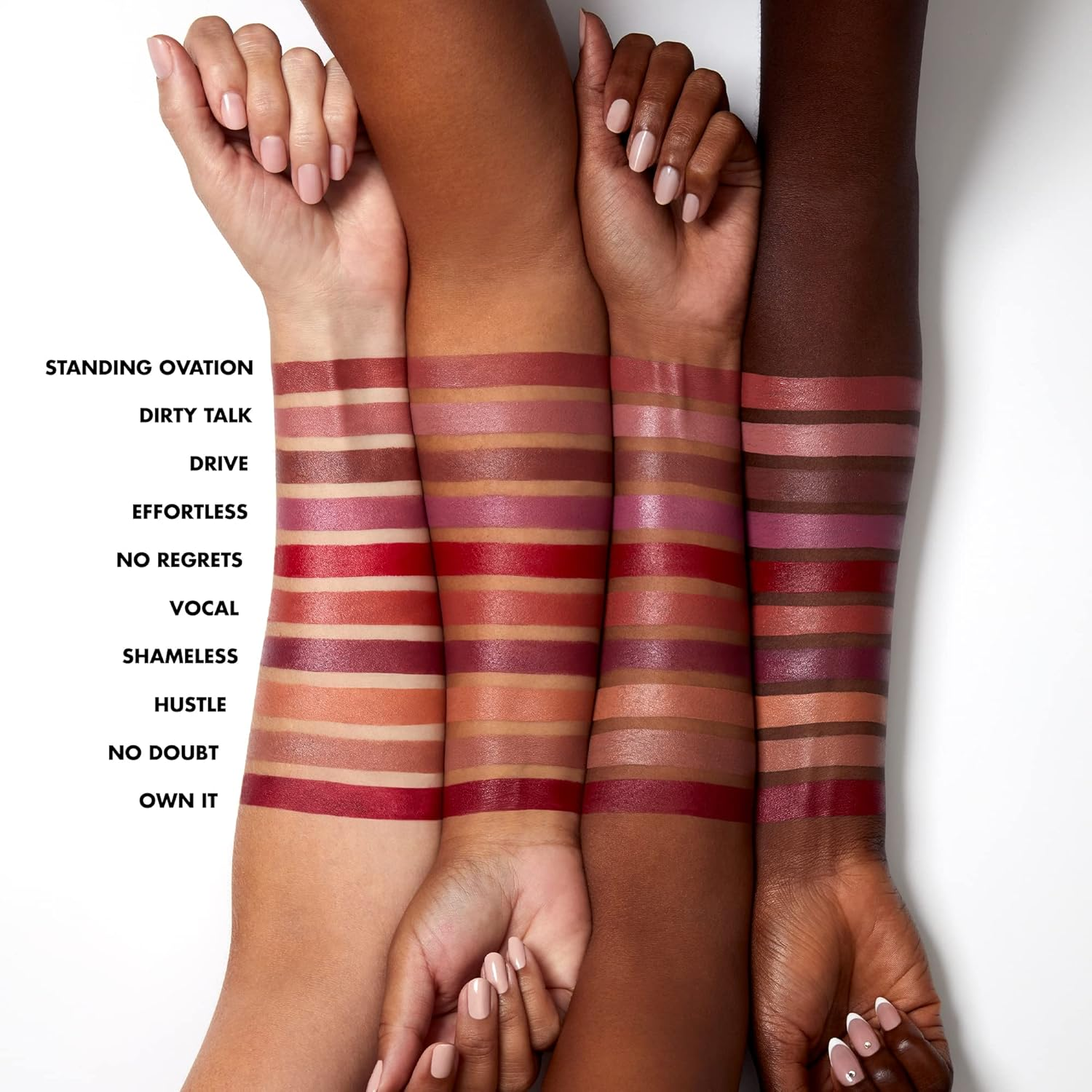 All Night Satin Lipstick by Elf - No Doubt image number 7