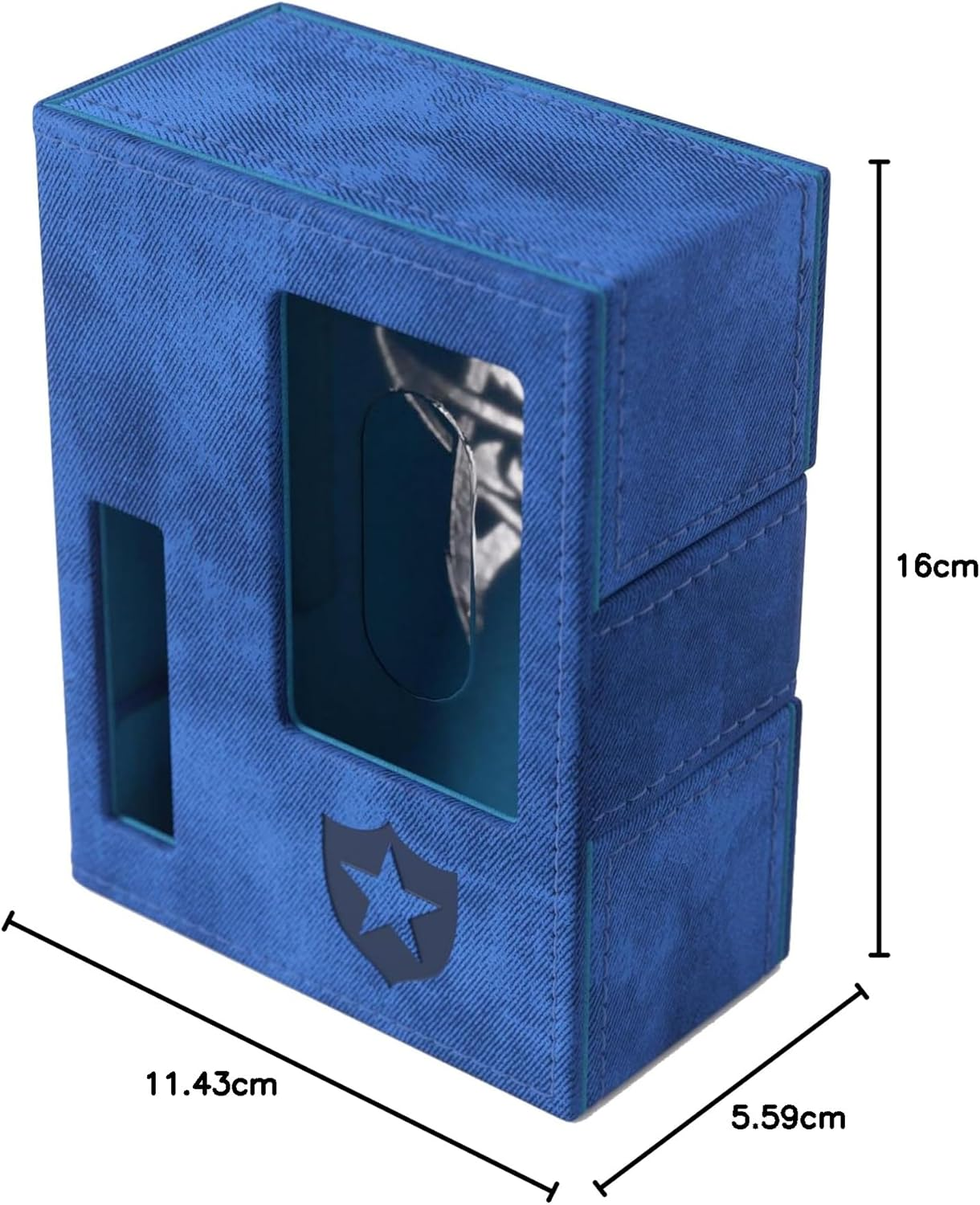 Gamegenic | Arkham Horror Investigator Deck Tome Guardian Blue image number 2