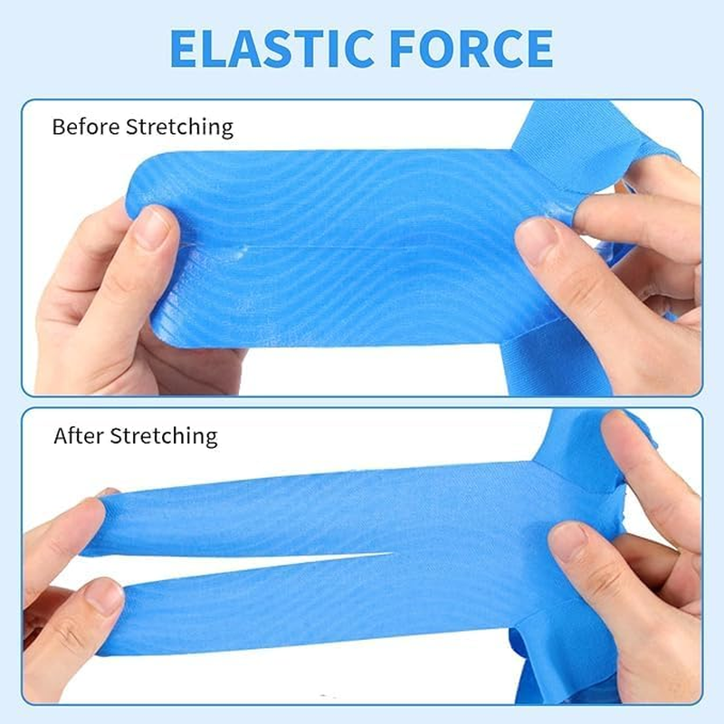 Precut Kinesiology Sports Tape for Elbow Support, 8 Pcs Athletic Muscle Support,Precut Athletic Sports Muscle Support Elbow Tape,Precut Kinesiology Tape for Elbow image number 3
