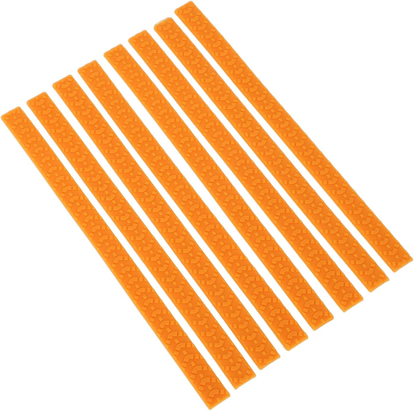 Suitcase Wheels Covers, Easy Installation Scratch Resistant Luggage Wheel Protectors Thick Tire Texture 8Pcs Noise Absorbing for Beach for Slope (Black)