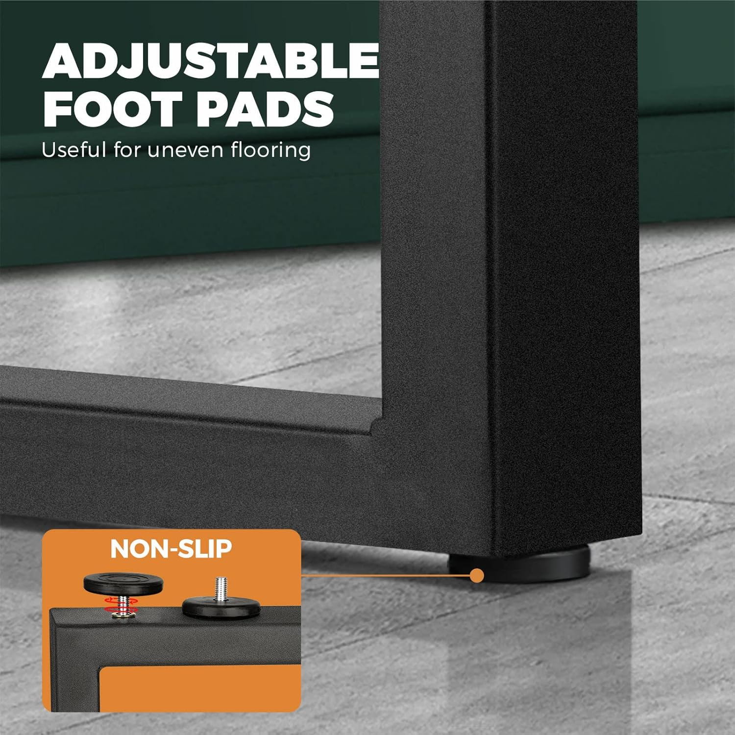 Oikiture Table Leg Desk Coffee Dining Furniture Hardware Metal Legs X2 Home Improvement Bench Steel DIY Furniture Industrial 71 X 71CM image number 3