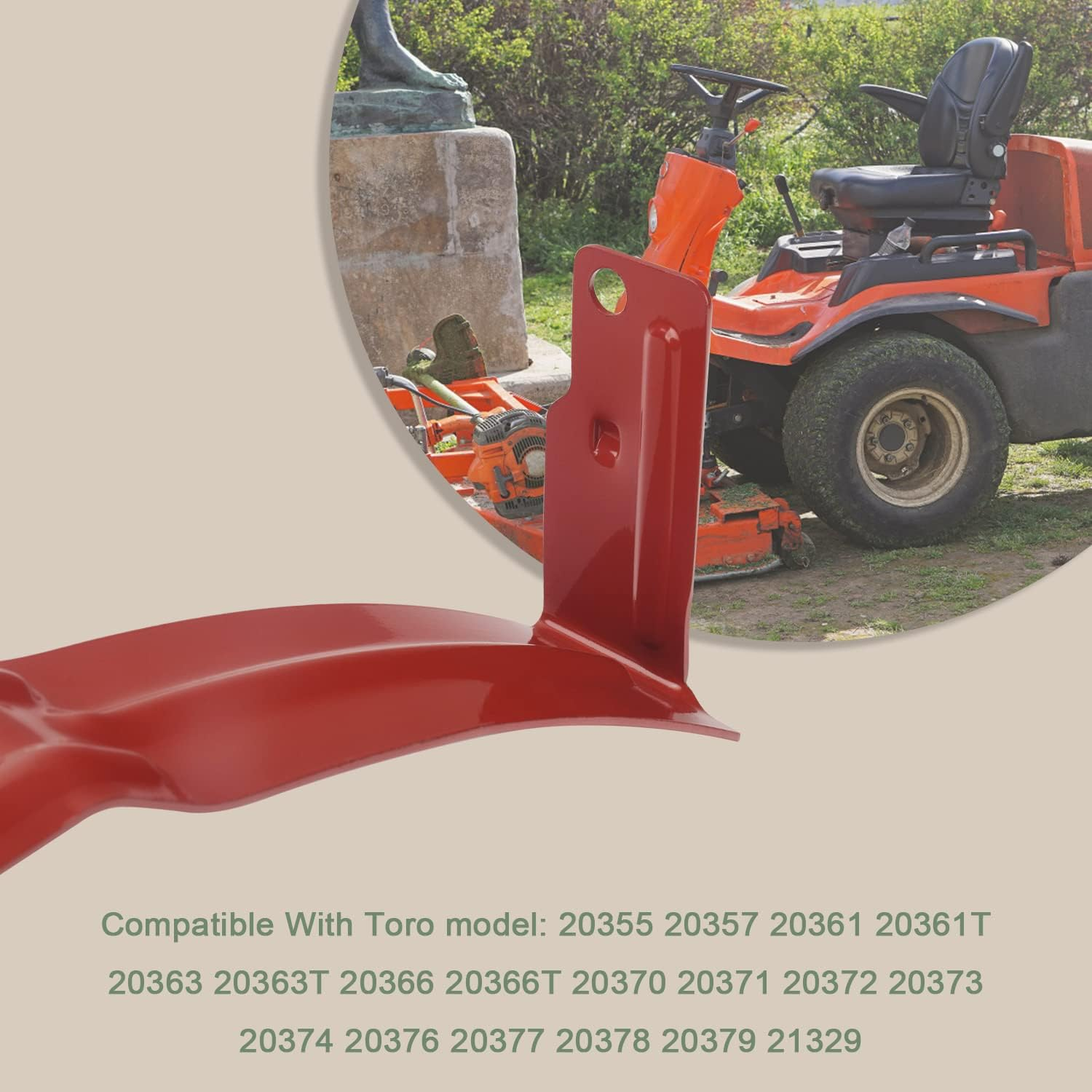 EZYPAK 114-7963-01 Baffle-Front Compatible with Toro 22&ldquo; Recycler Lawn Mower, Fits 20330 20330C 20331 20331C 20332 20332C 20333 20333C 20334 20334C Models image number 2
