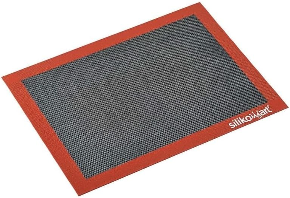 Silikomart 70.109.99.0065 Mat Air Mat, Silicone, Red Brick/Black, 40 X 30 Cm image number 1