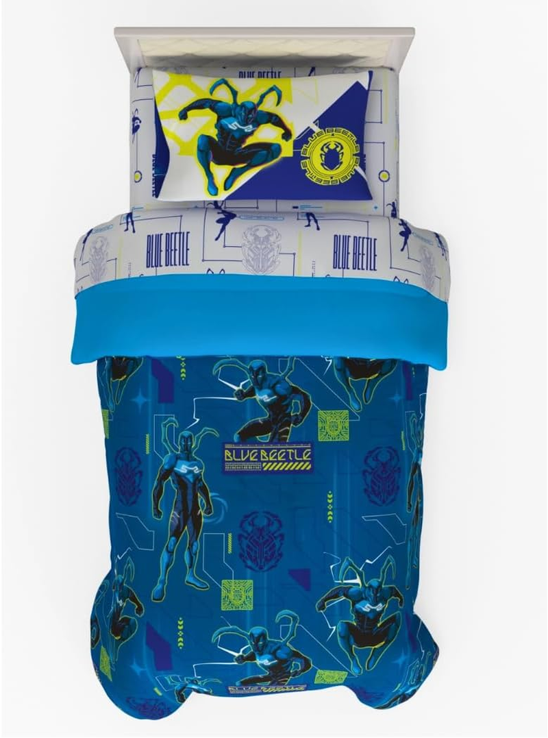 Franco Peanuts Classic Pals Super Soft Comforter and Sheet Set, 5 Piece Queen Size, (Official Licensed Product) Collectibles