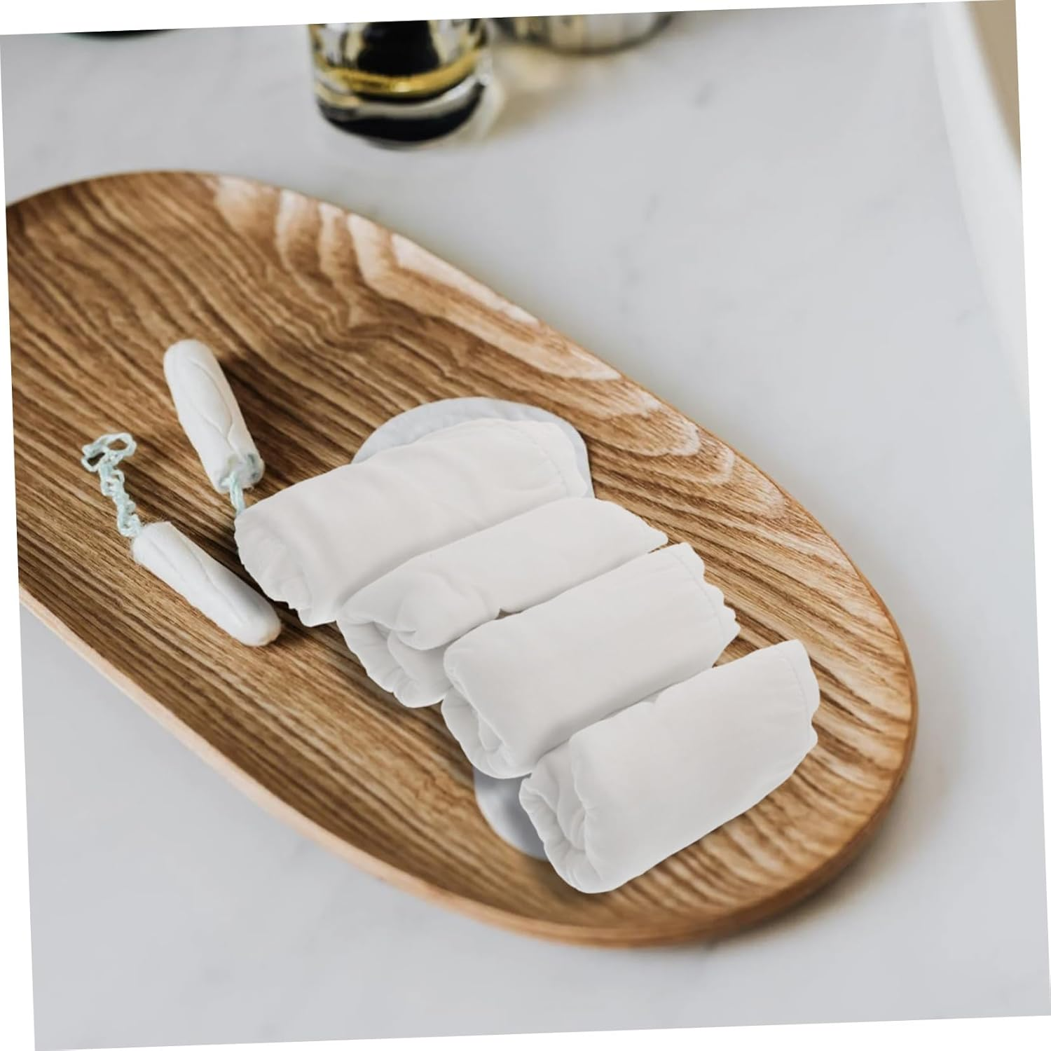 Beavorty Disposable Maternity Underpants Women Postpartum Cotton Briefs Portable Supple Underwear White XXL 4Pcs image number 5