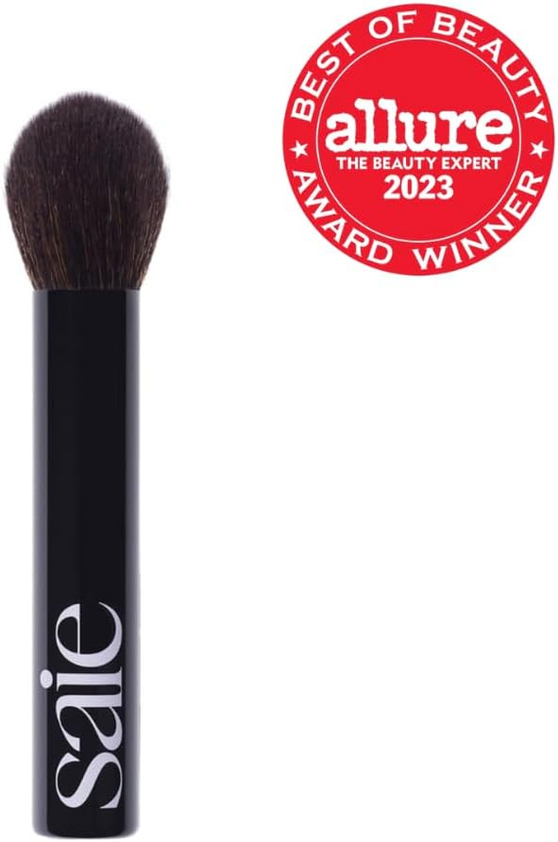 Saie the Fluffy Brush - Soft, Multi-Use Targeted Powder Brush - Tapered Tip for Precision Application - Vegan, Cruelty-Free (1 Count)