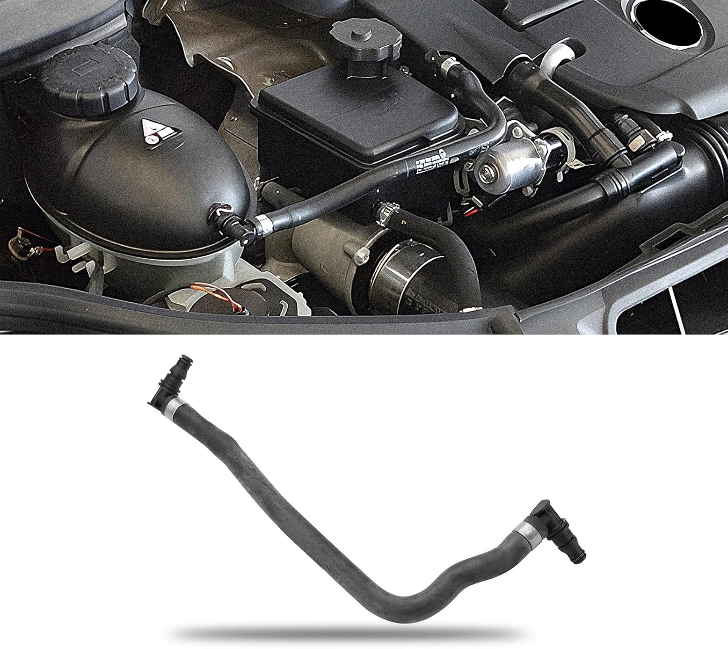 BINB Road Radiator Coolant Hose 2045010925 Compatible with Mercedes Benz C250 W204 2012-2015 image number 6