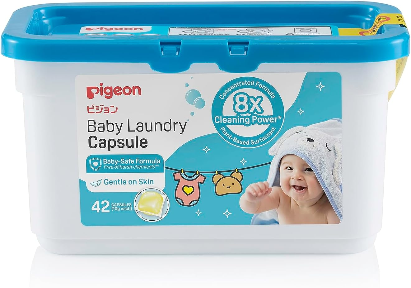 Pigeon Baby Laundry Capsules (42-Pieces) image number 2