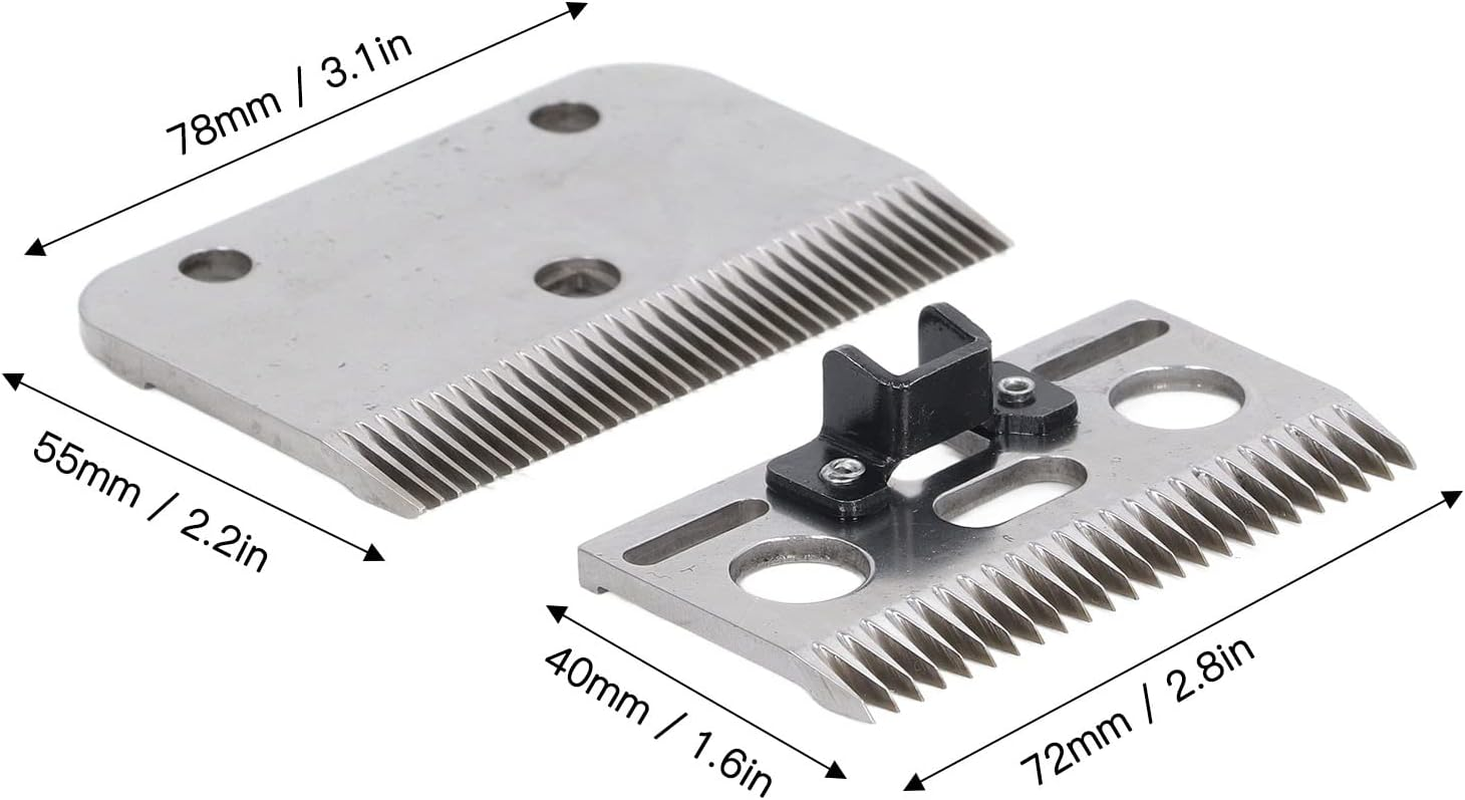 35 Tooth Horse Clipper Replacement Blade Carbide Livestock Hair Trimmer Universal Blades Horse Grooming Shears Horse Grooming Clippers for Full Body Clipping image number 5