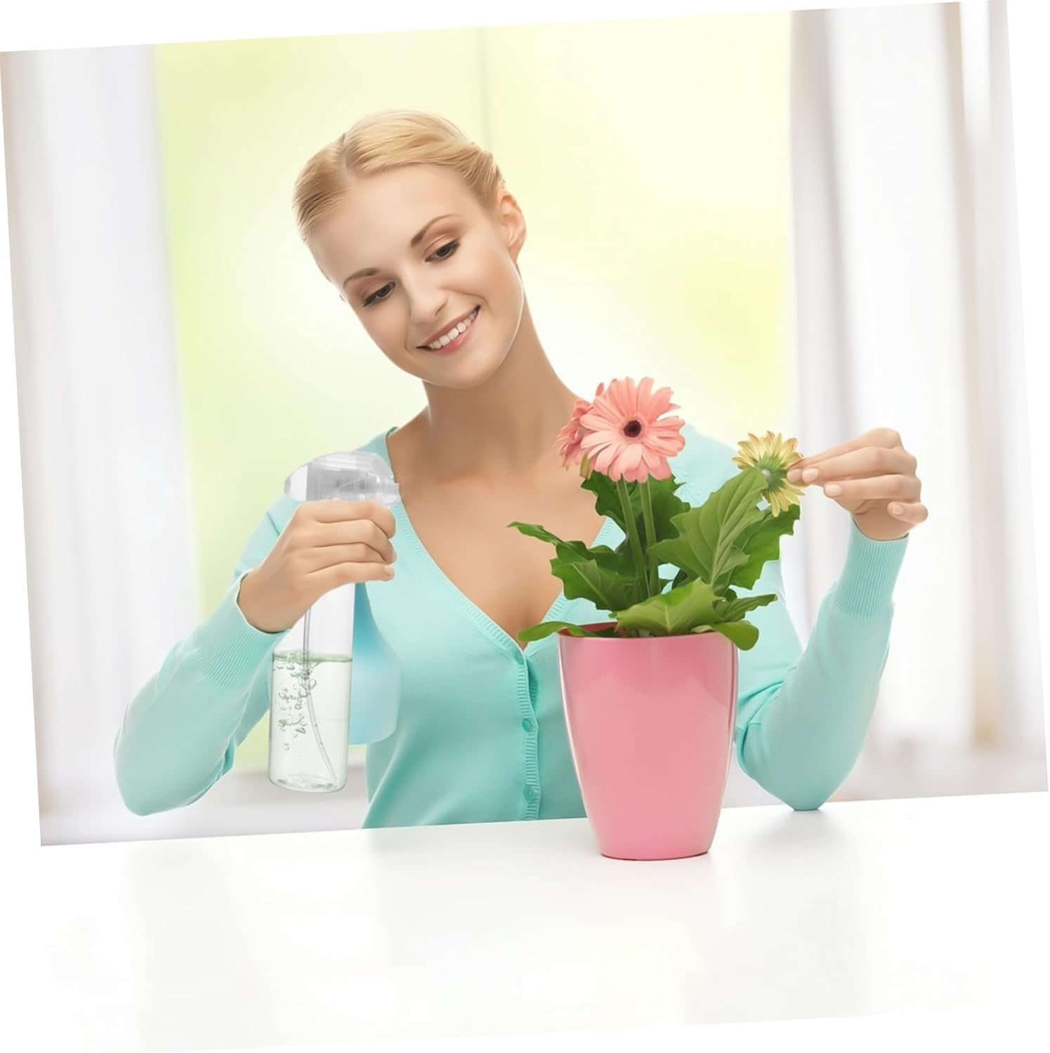 Outanaya 2Pcs Spray Bottle Water Sprayer for Plants Refillable Plastic Gardening Supplies Garden Use image number 4