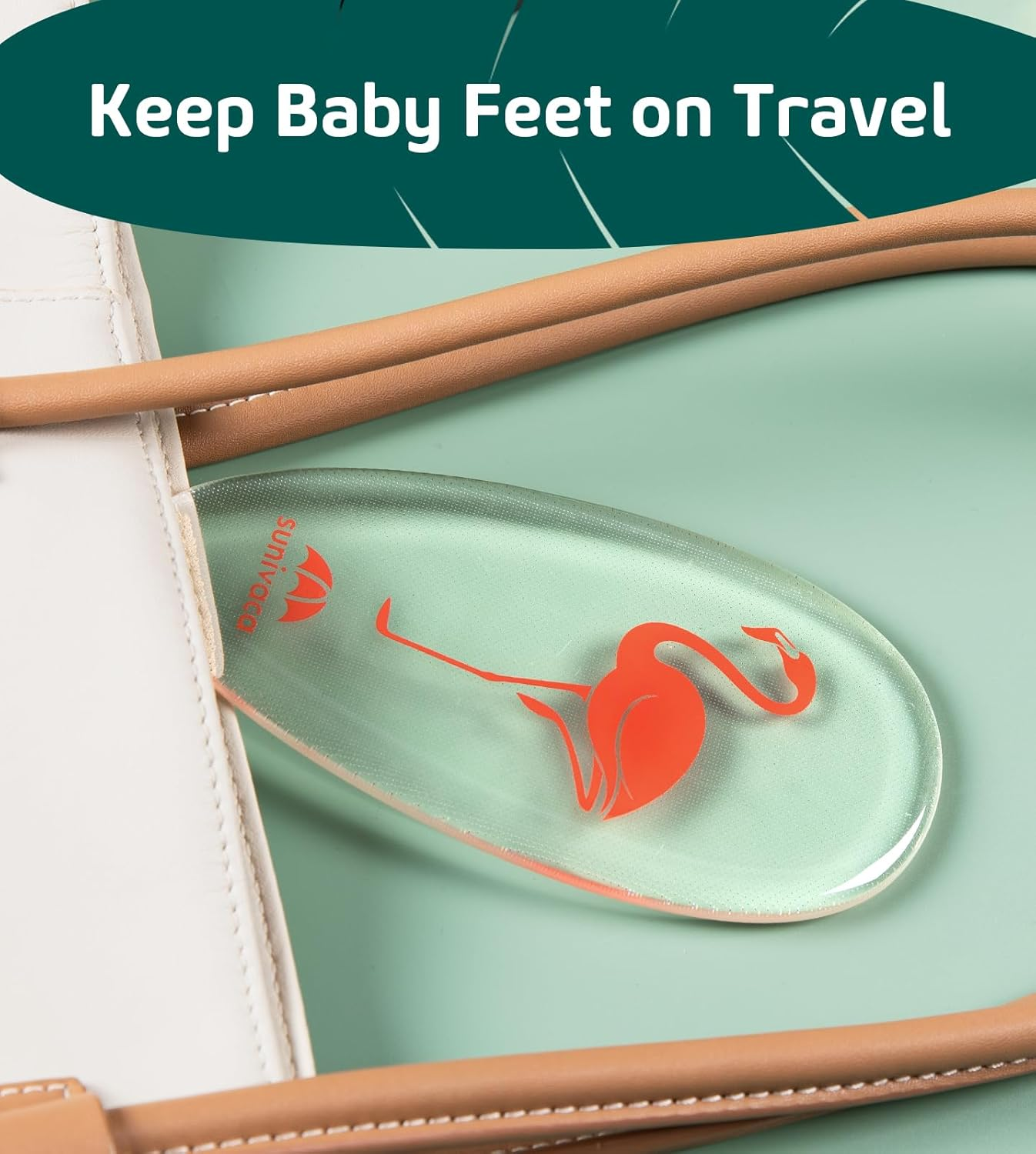 Sunivaca Glass Foot File Callus Remover for Feet, Flamingo Gifts for Women, Foot Scrubber Dead Skin Remover, Professional Pedicure Tools at Home, Heel Scraper for Cracked Heels image number 6