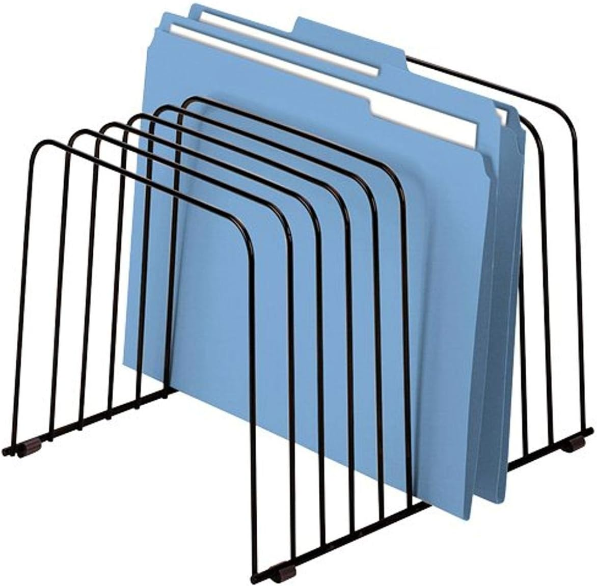 Fellowes 72012 Desktop Organizer, 11 Sections, 9" X 11.375" X 8", Wire, Silver