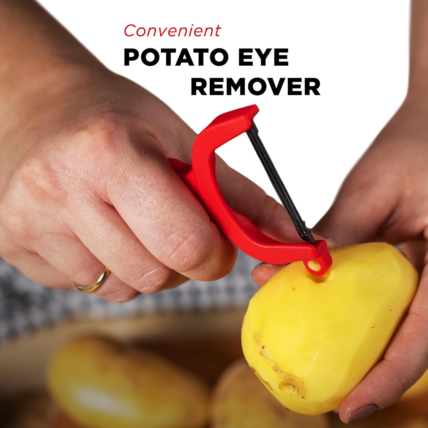 KUHN RIKON 2784 Original Swiss Peeler 3-Pack Red/Green/Yellow image number 3