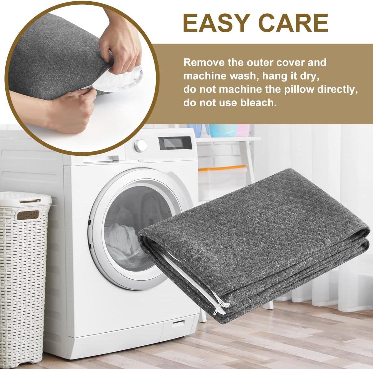 Ivellow Memory Foam Travel Pillow Compressible Camping Pillow for Sleeping Shredded Memory Foam Pillow Compact Firm Supportive Travel Pillow for Adults Kids Outdoor Backpacking Hiking Essential Gear image number 2