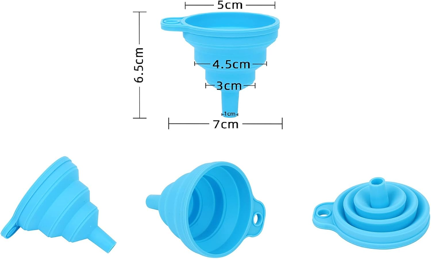 HQLESHUI 3 Sizes 30Ml/50Ml/100Ml Travel Size Refillable Empty Squeeze Pouch, Stand up Pouch for Toiletry, Lotion Shampoo Shower Gel Squeezable Bags, Leakproof Cosmetic Containers, Pack of 18, Pack of 18 image number 1