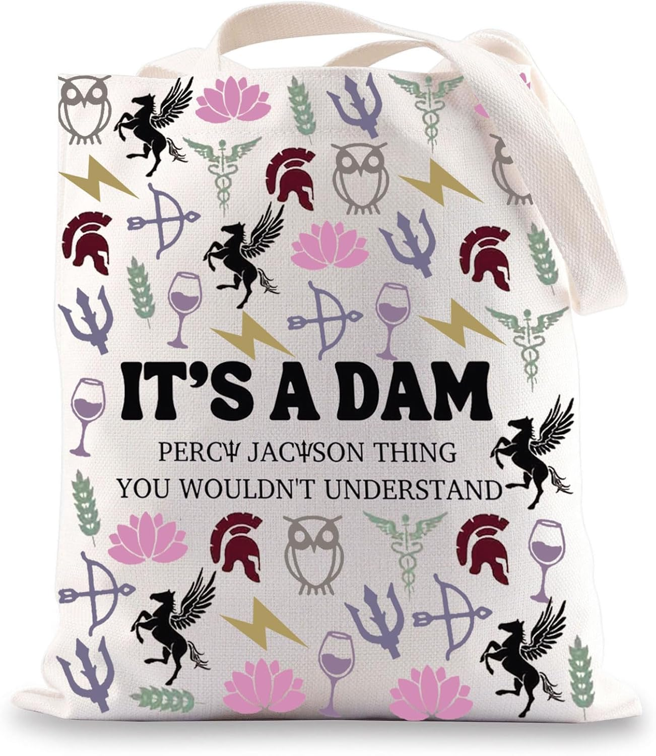 JNIAP Camp Blood Makeup Bag Camp Jupiter Gift 13 Cabins Gift I'D Rather Be in Camp Blood Zipper Pouch, It'S a DAM